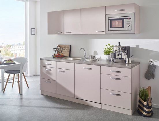 WIHO KÜCHEN Küchenzeile mit E-Geräten »Kansas«, Breite 220 cm online