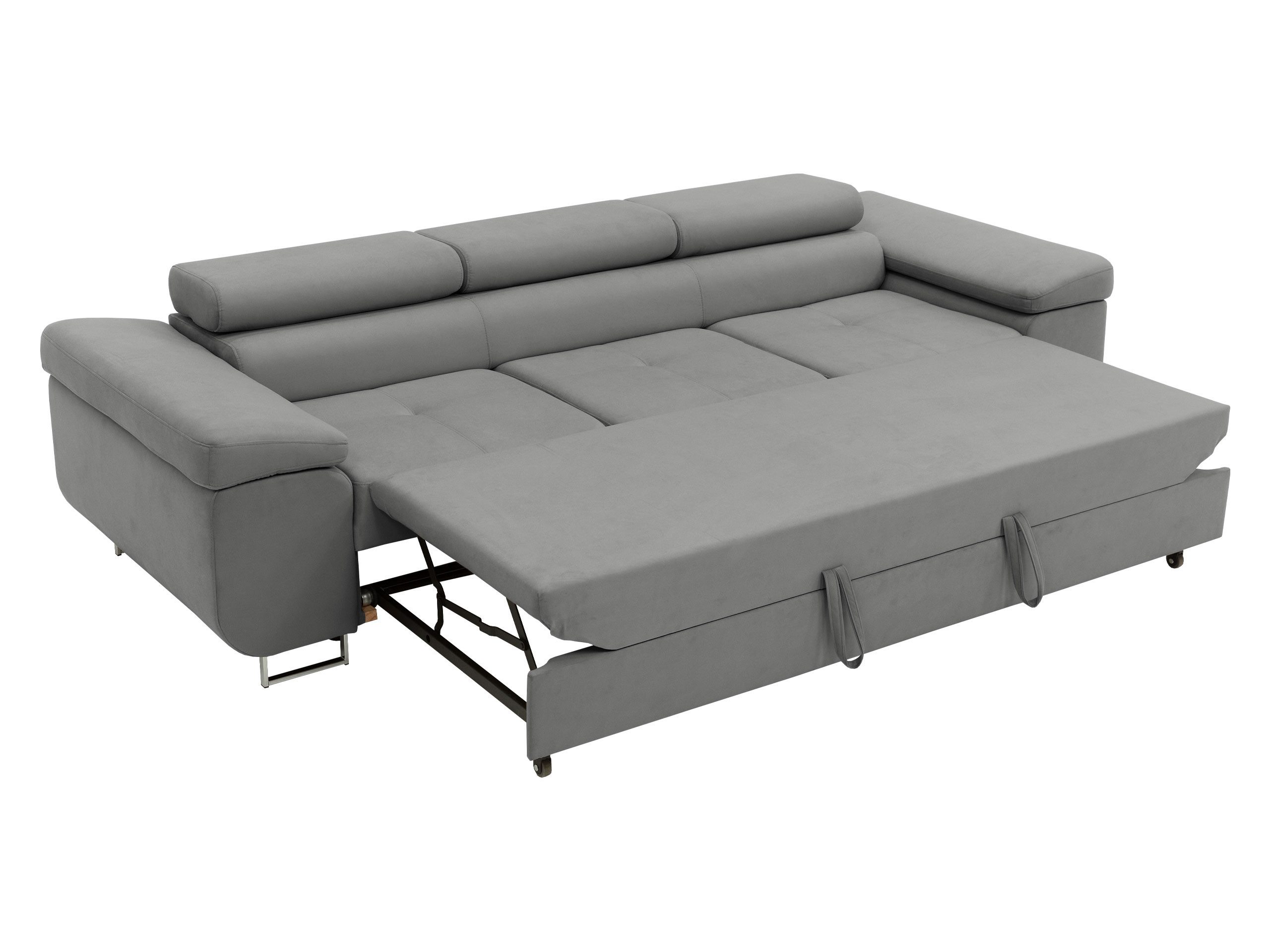 MIRJAN24 Schlafsofa Torezio 3 Bis, mit Schlaffunktion, Einstellbare Kopfstützen, 263x102x70-90 cm