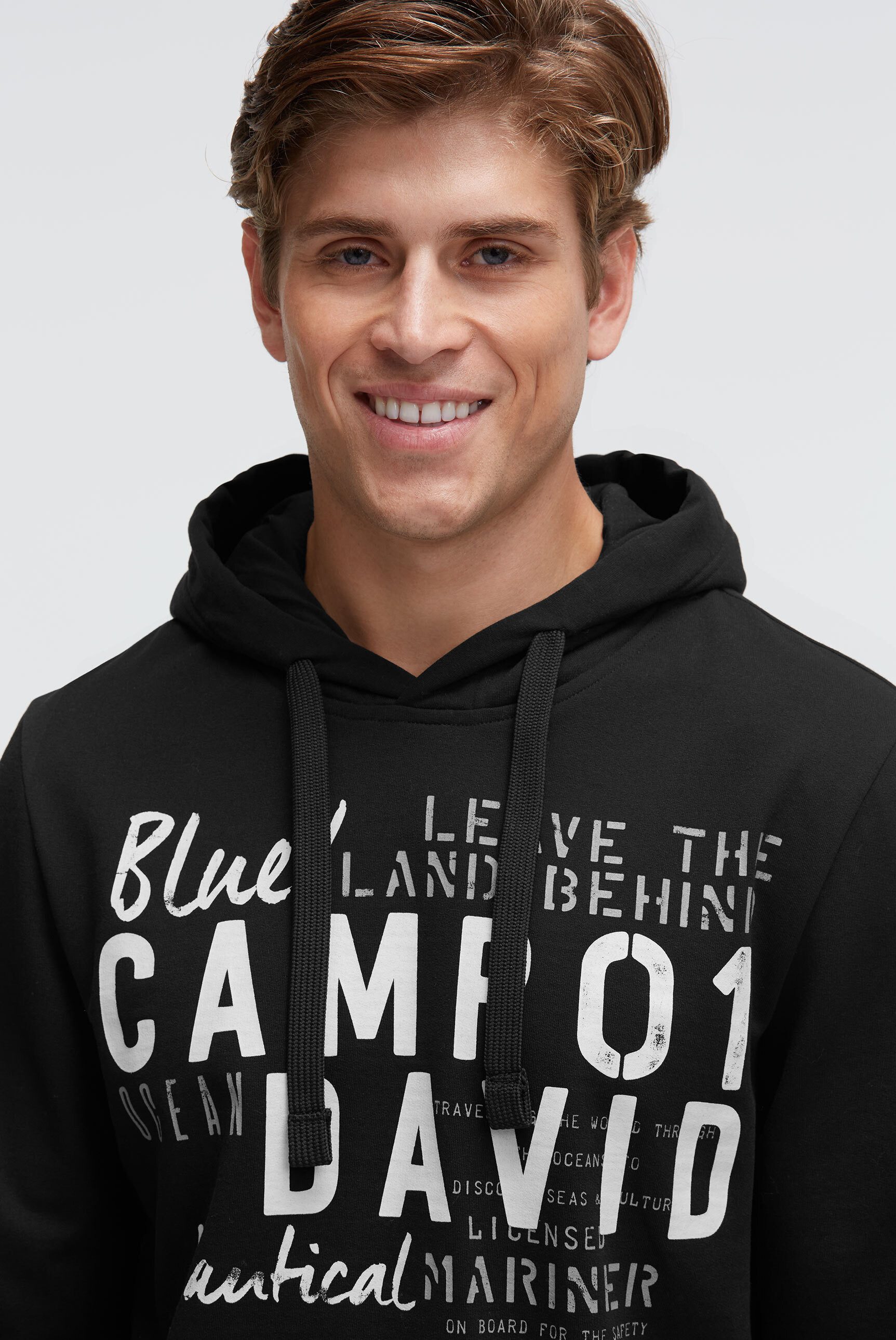 CAMP DAVID Kapuzensweatshirt mit Baumwolle
