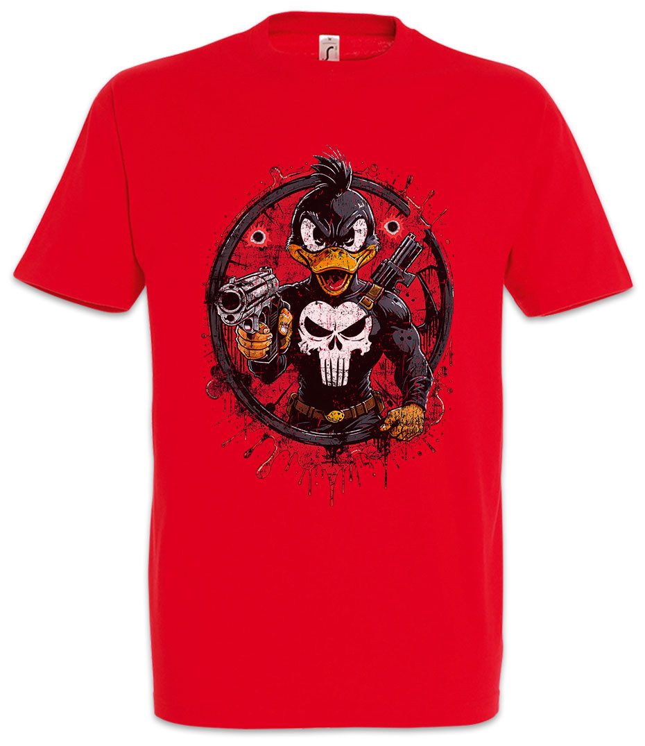 Urban Backwoods Print-Shirt Vigilante Duck Herren T-Shirt Skull Logo Toon C günstig online kaufen