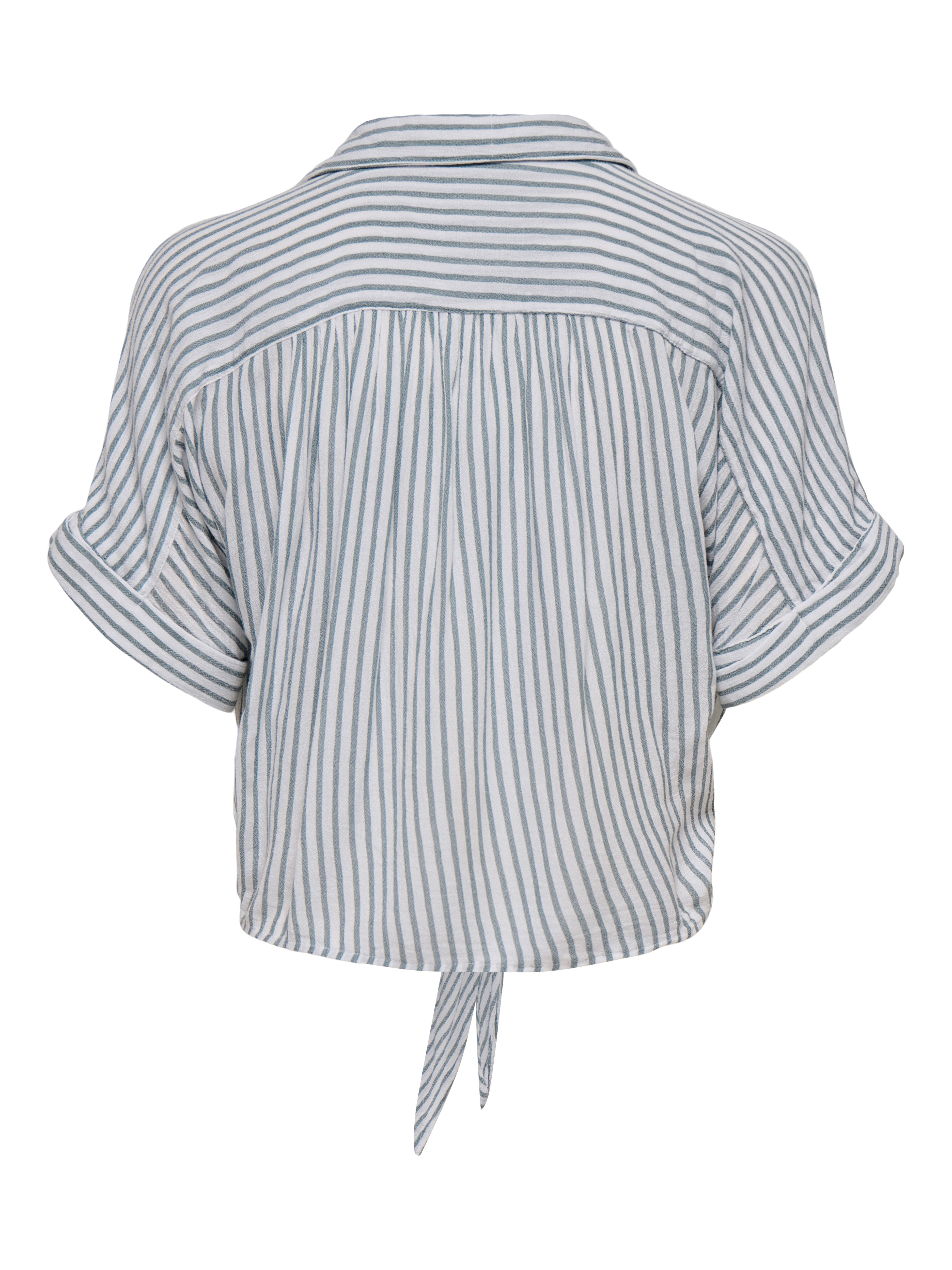 ONLY Kurzarmbluse ONLPAULA LIFE S/S TIE SHIRT WVN NOOS Viskose, regular fit