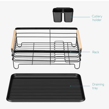 Navaris Küchenspüle Abtropfgestell Abtropfschale für Küchen Spüle - Geschirr Ablage, (1 St)