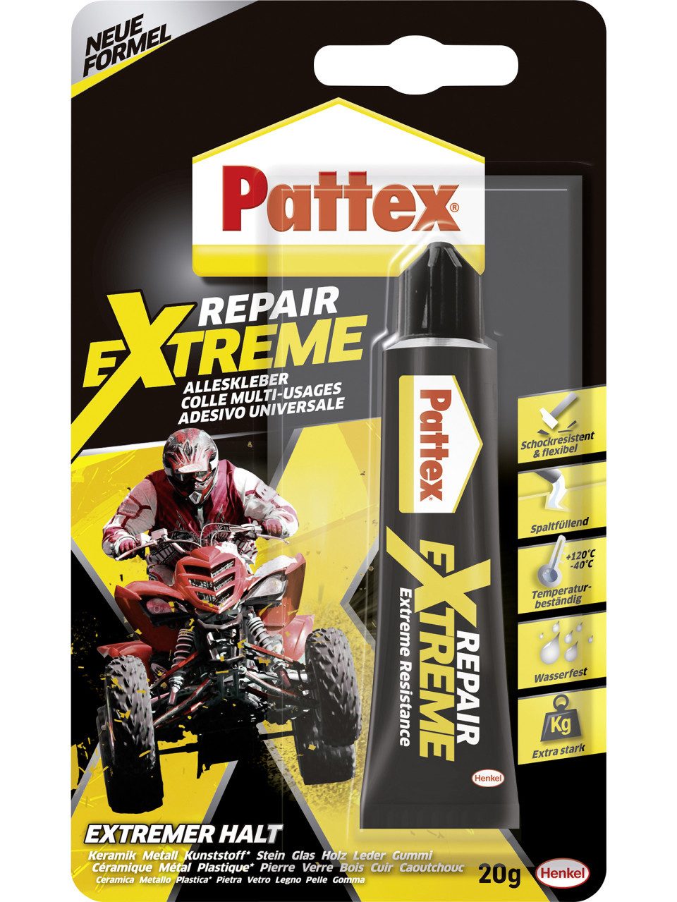 Pattex Klebstoff Pattex Repair Extreme Alleskleber-Gel 20 g