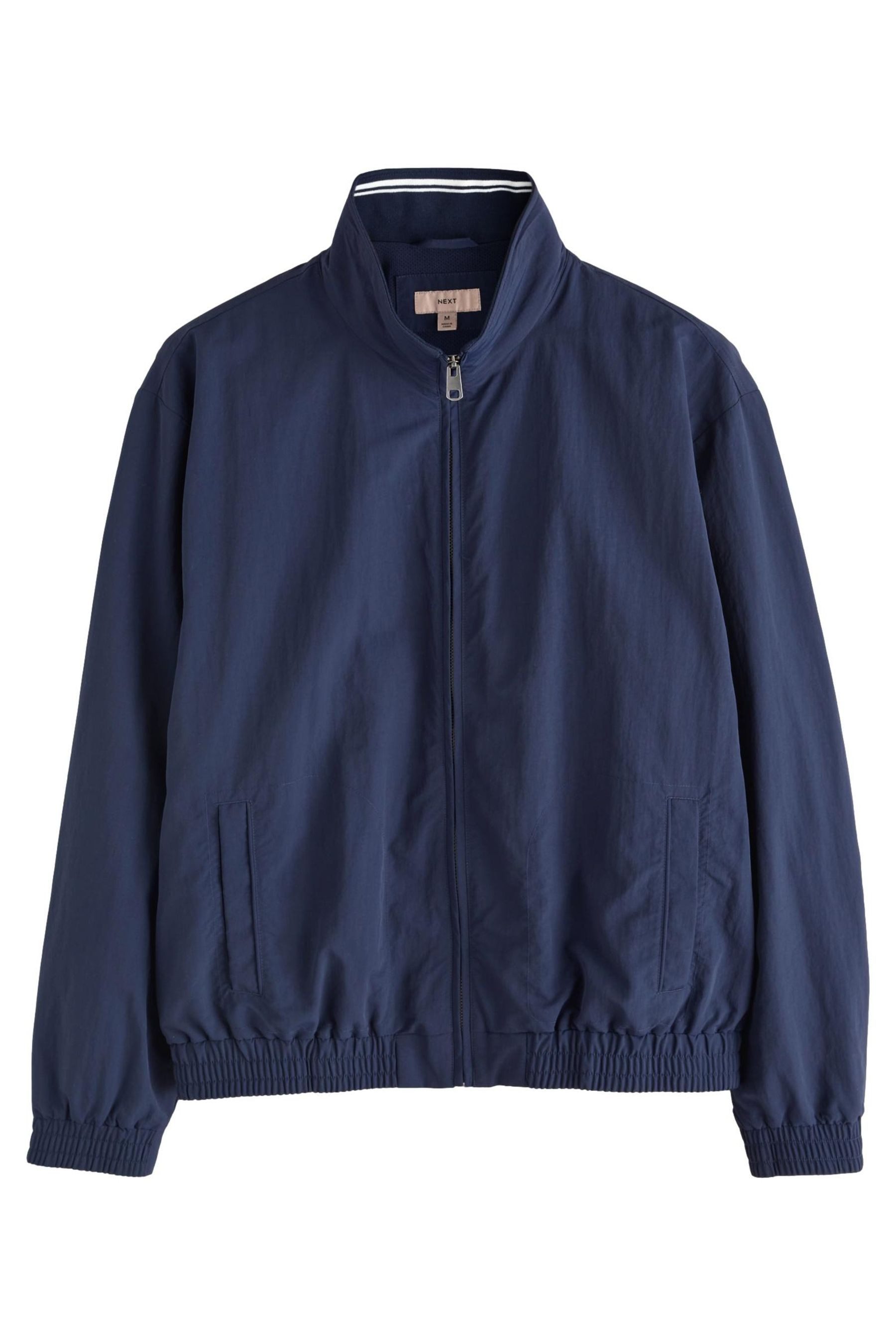 Hemdjacke Jacke mit Trichterkragen und Reißverschluss