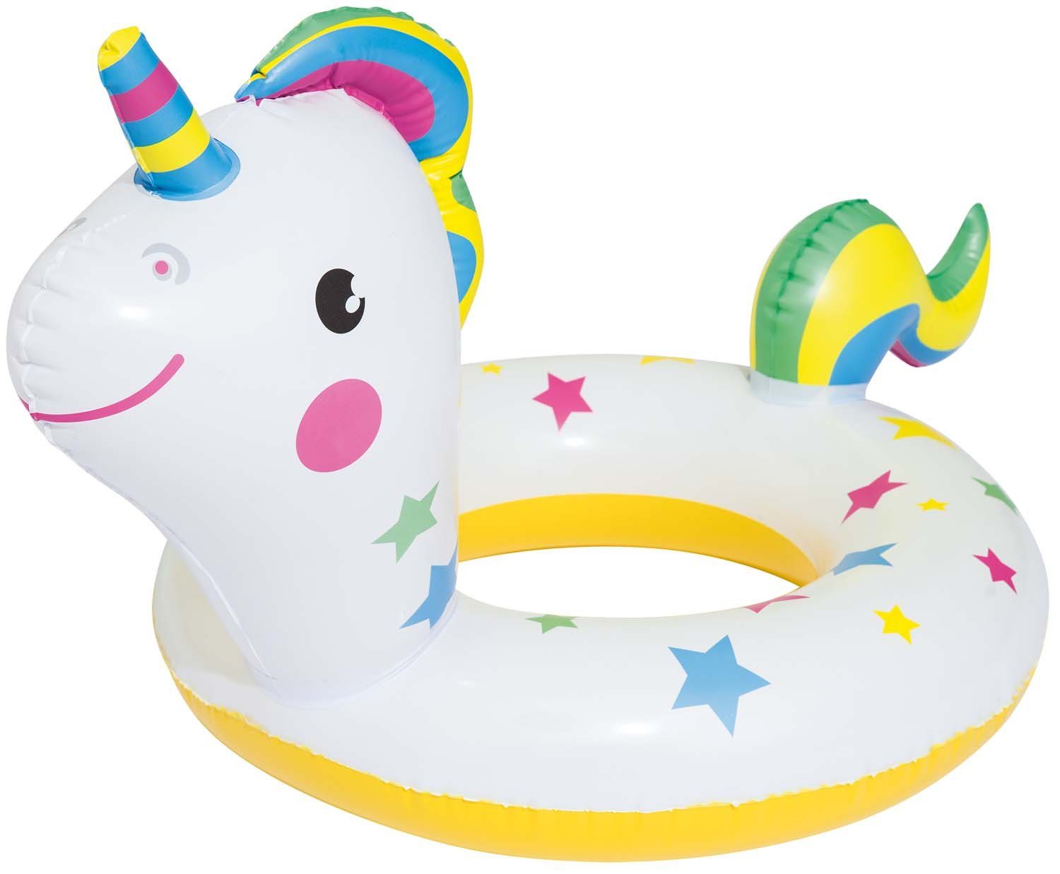 Bestway Luftmatratze Bestway 36128 - Schwimmring Happy Animal - Einhorn