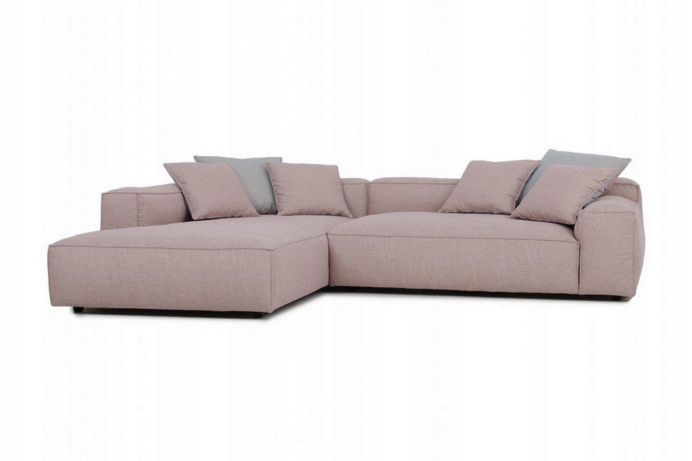 daslagerhaus living Sofa Sofakombination Than rosa 294*223 cm