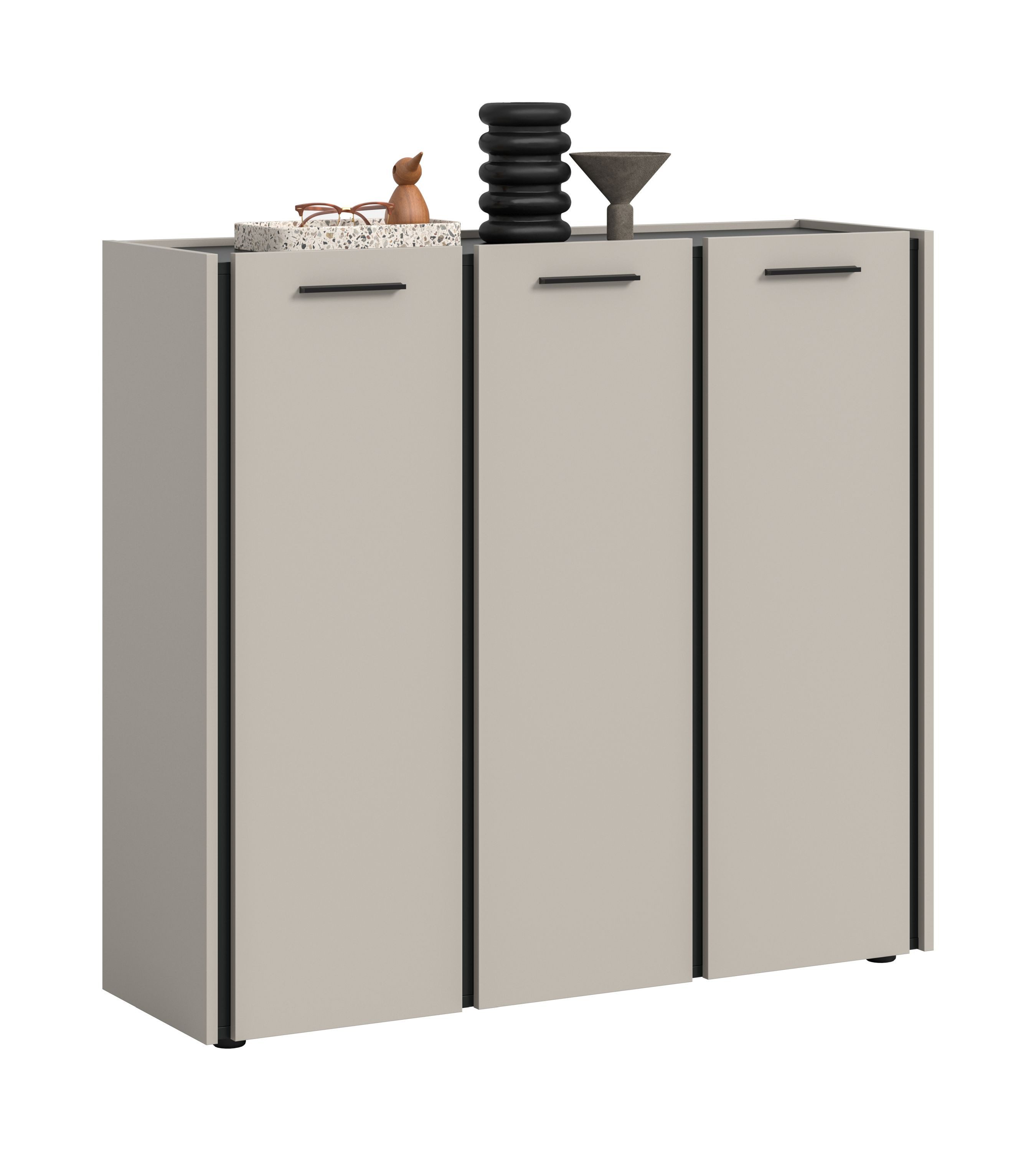 xonox.home Schuhkommode, in Kaschmir Melamin B/H/T: 113x106x37 cm