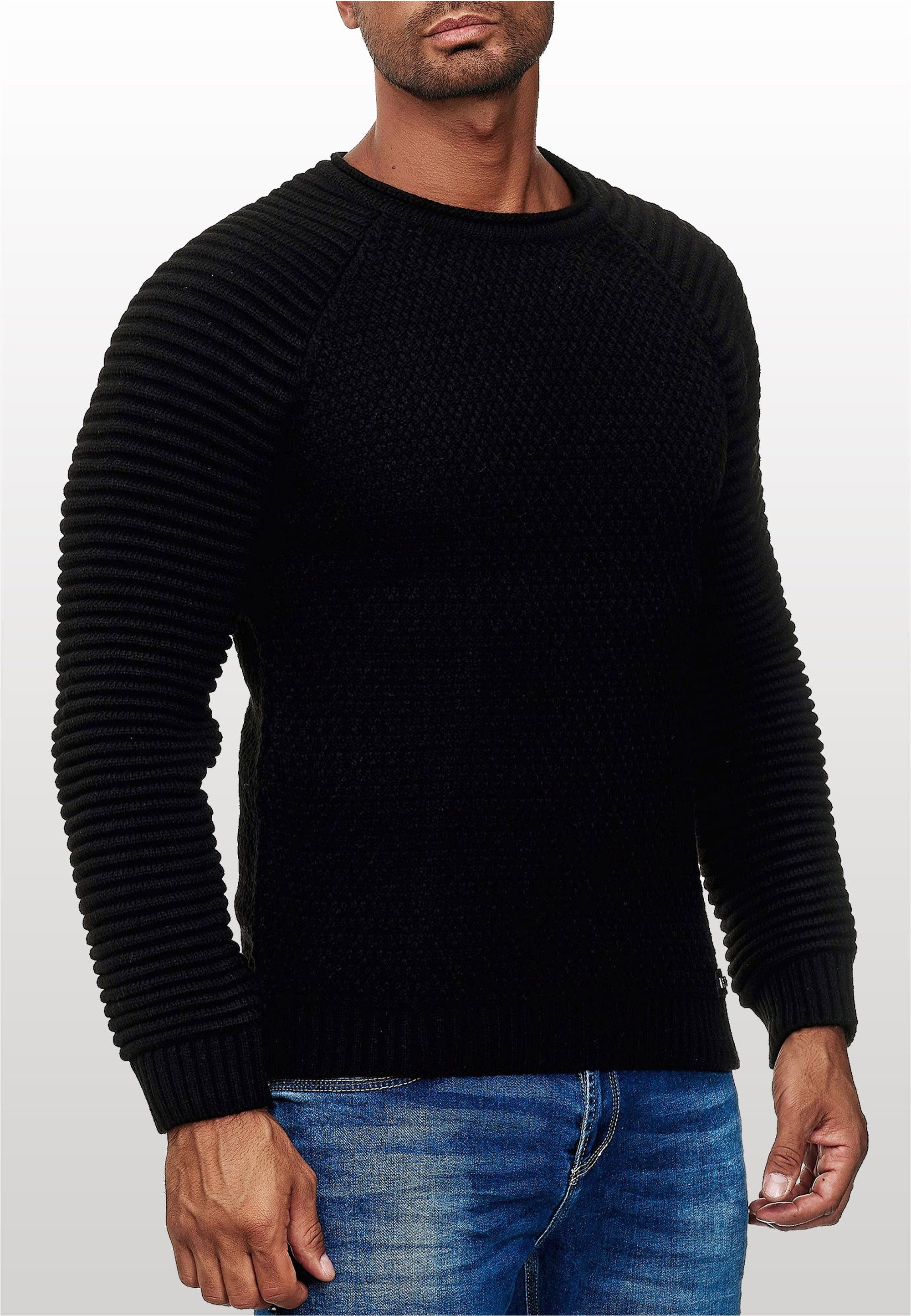 Rusty Neal Strickpullover in modischem Grobstrick-Design