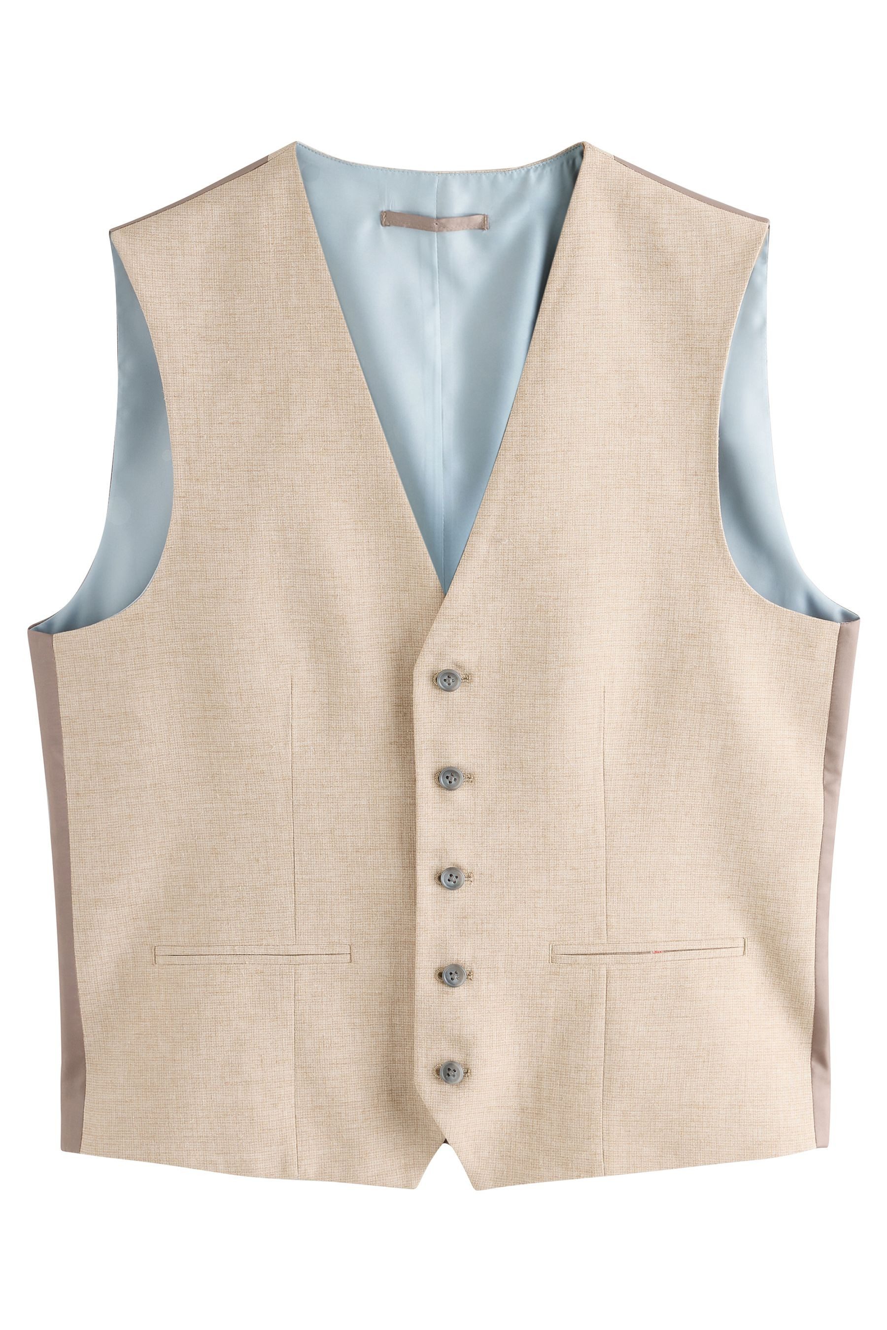 Next Anzugweste Strukturierte Anzugweste aus Leinen (1-tlg) günstig online kaufen