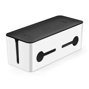 UGREEN Kabelbox Kabelbox Box für Lamellen L 42,5x17,5x15,5cm Schwarz-Weiß (LP110)