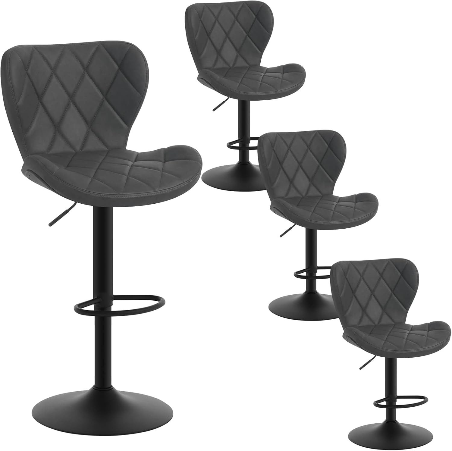 Woltu Barhocker, höhenverstellbar, Drehhocker ergonomisch, für günstig online kaufen