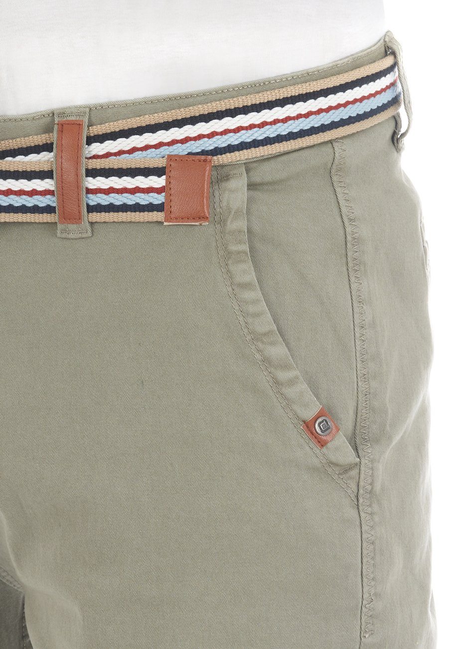riverso Chinoshorts Herren Shorts RIVKlaas Regular Fit Bermudashorts mit Gürtel – Bild 5 von 5