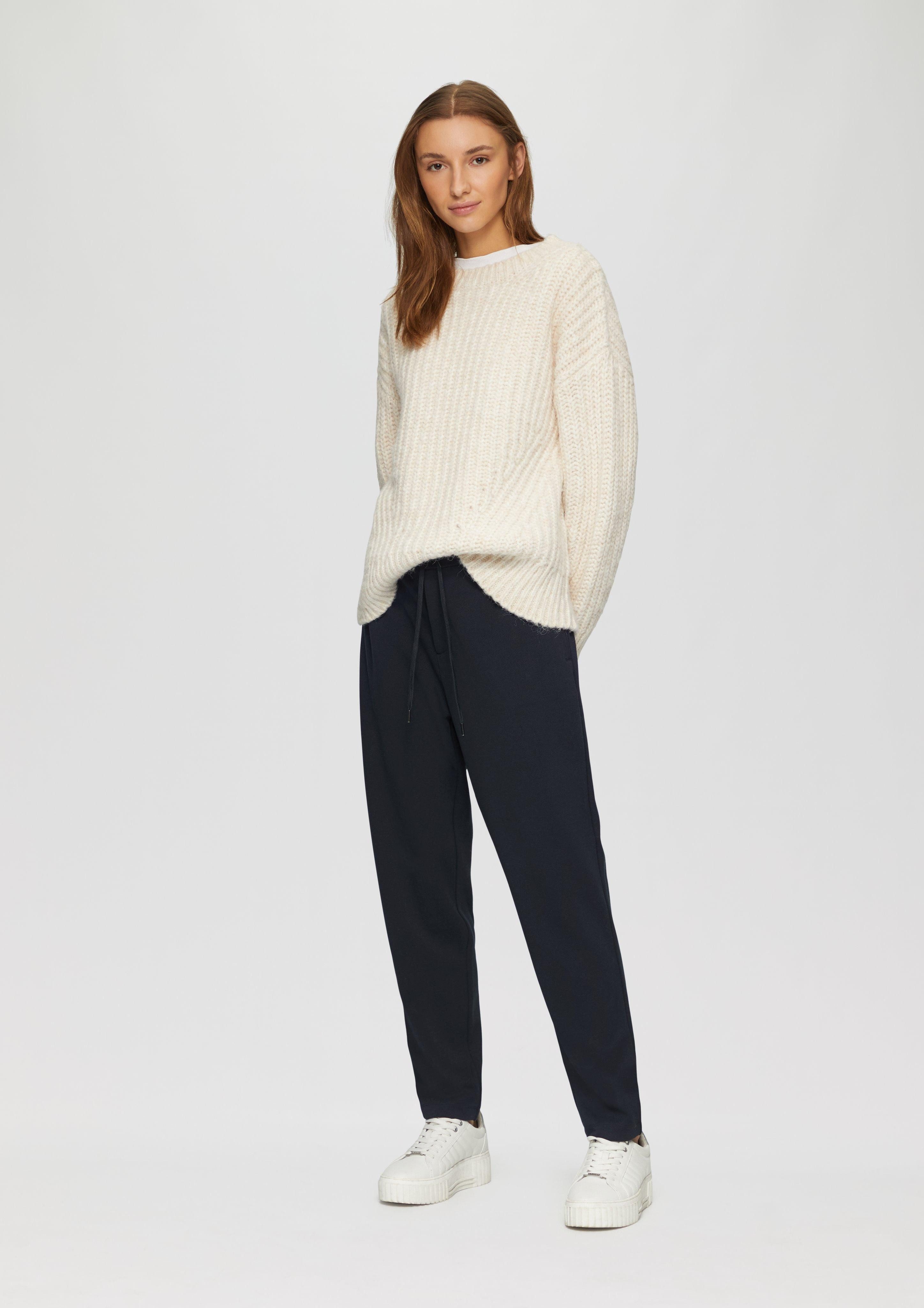 7/8-Hose Jogpants aus Struktur-Jersey