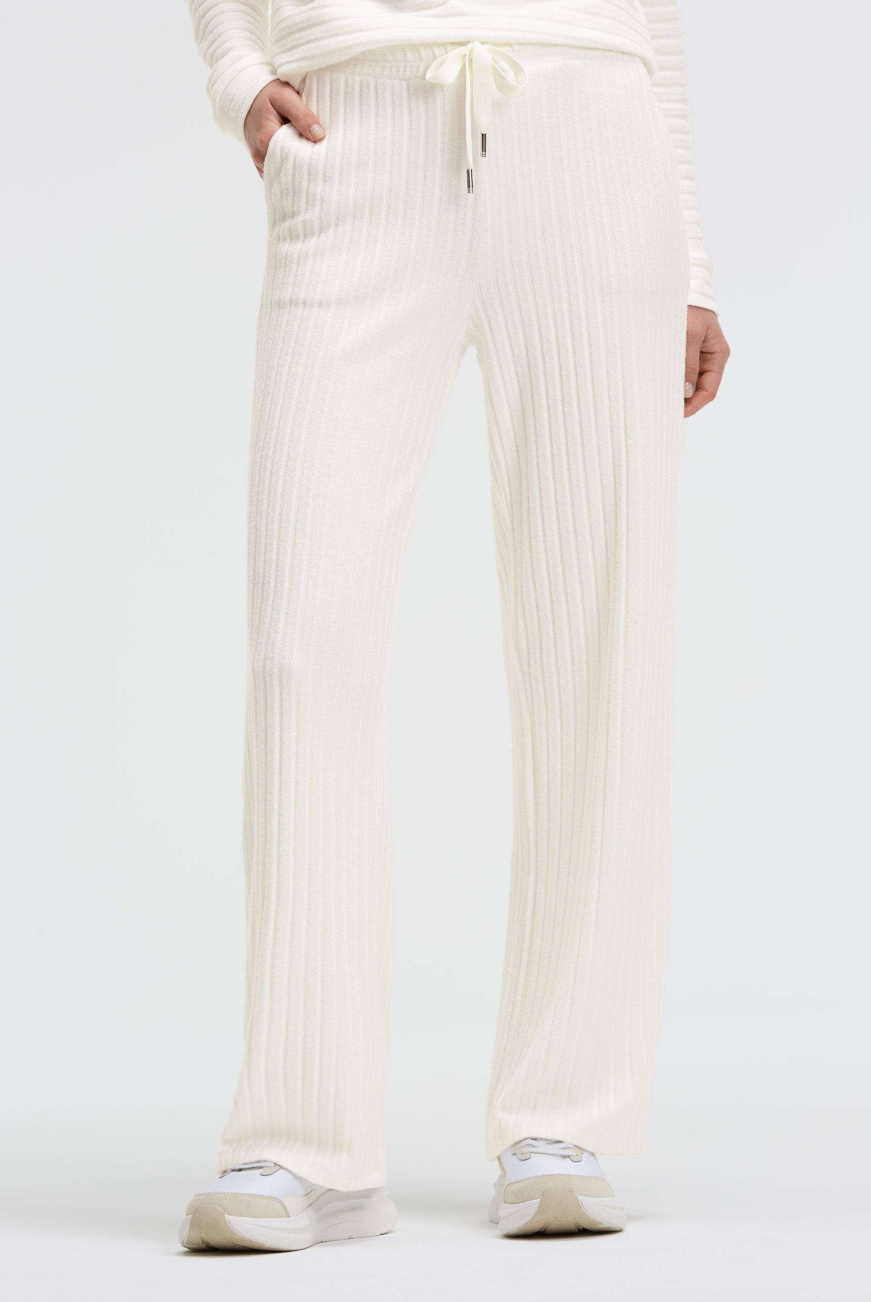 SOCCX Stoffhose mit Elastikbund und Kordel