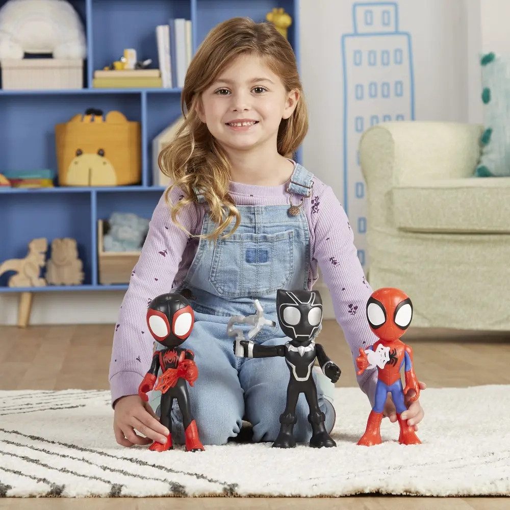 Hasbro Actionfigur Marvel Spidey and His Amazing Friends supergroße Action-Figur, sortier