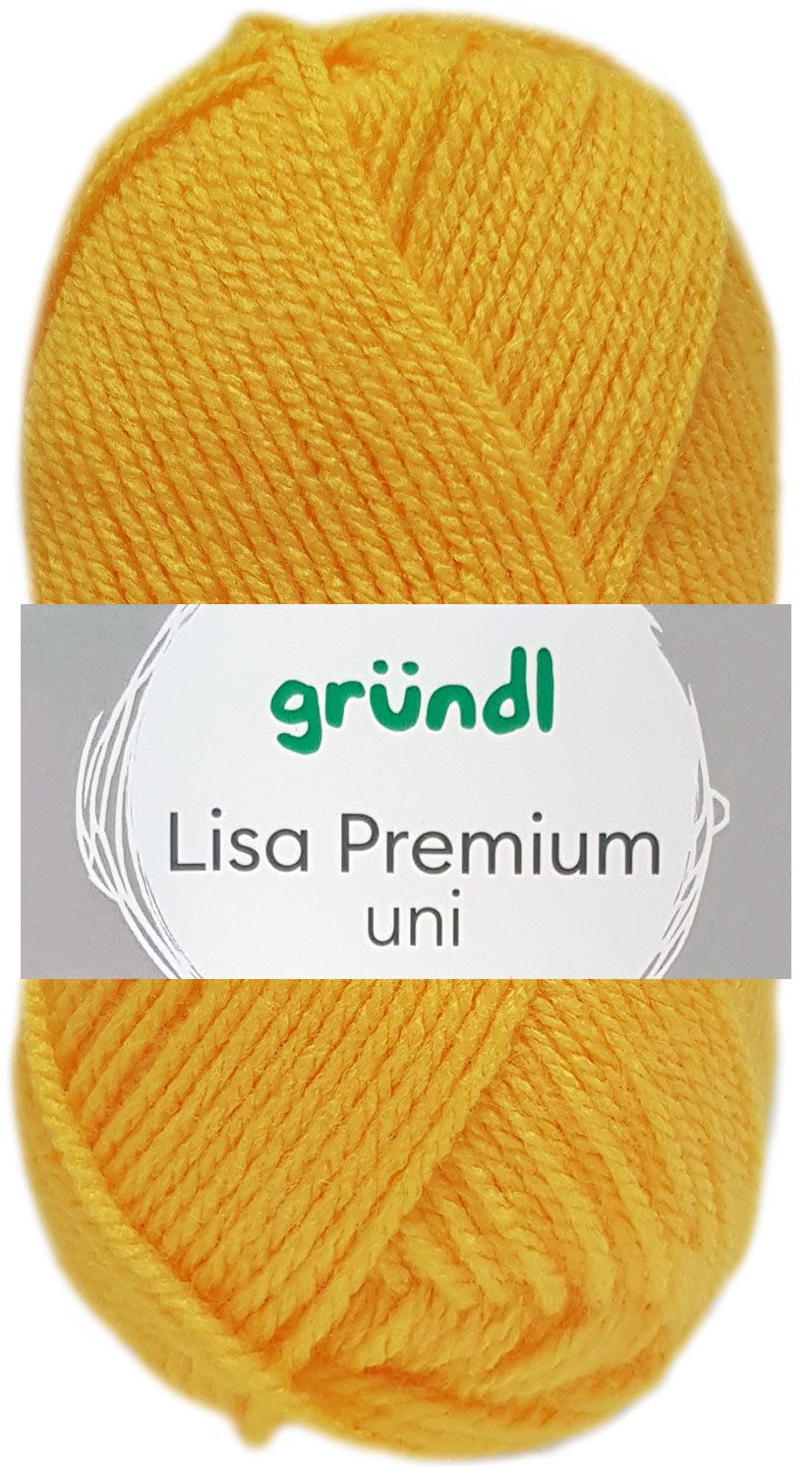 Gründl 50 Gramm Gründl Lisa Premium Uni Bastelgarn