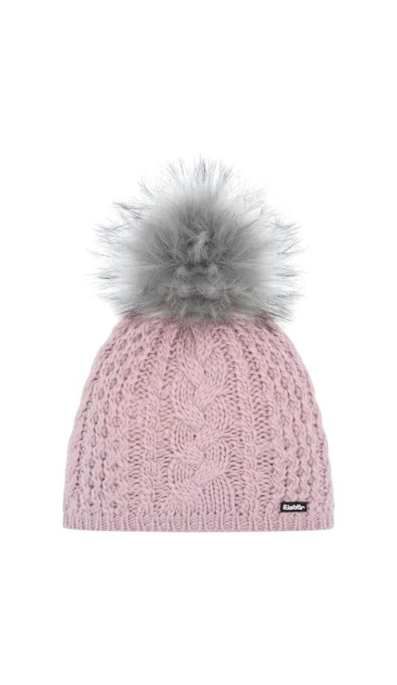 Eisbär Strickmütze (Pompon) Afra Lux - pink