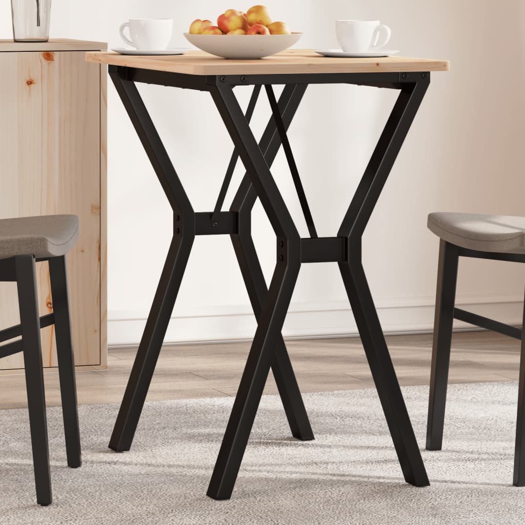 vidaXL Esstisch Esstisch-Gestell in Y-Form 60x40x73 cm Gusseisen