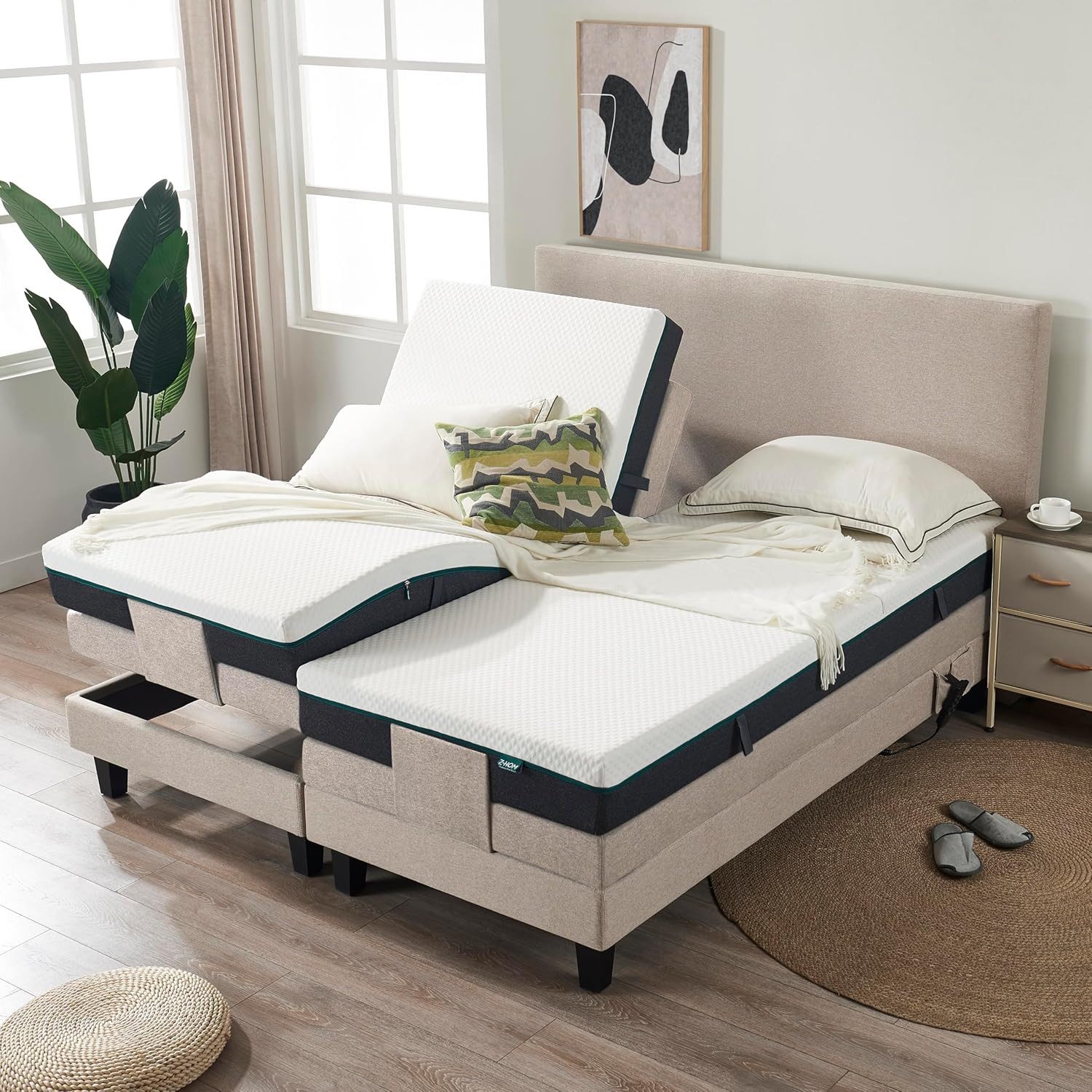 V6 Boxspringbett Motorbett 209E Bestes Preis-Leistungs-Verhältnis