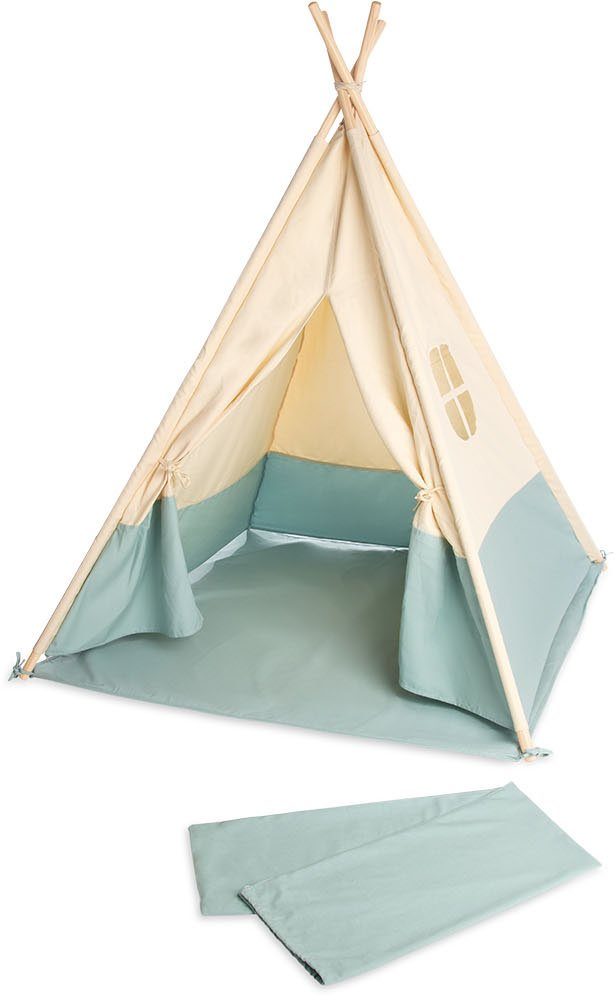 Pinolino® Spielzelt Tipi Yuma mit Zeltstangen aus Holz günstig online kaufen