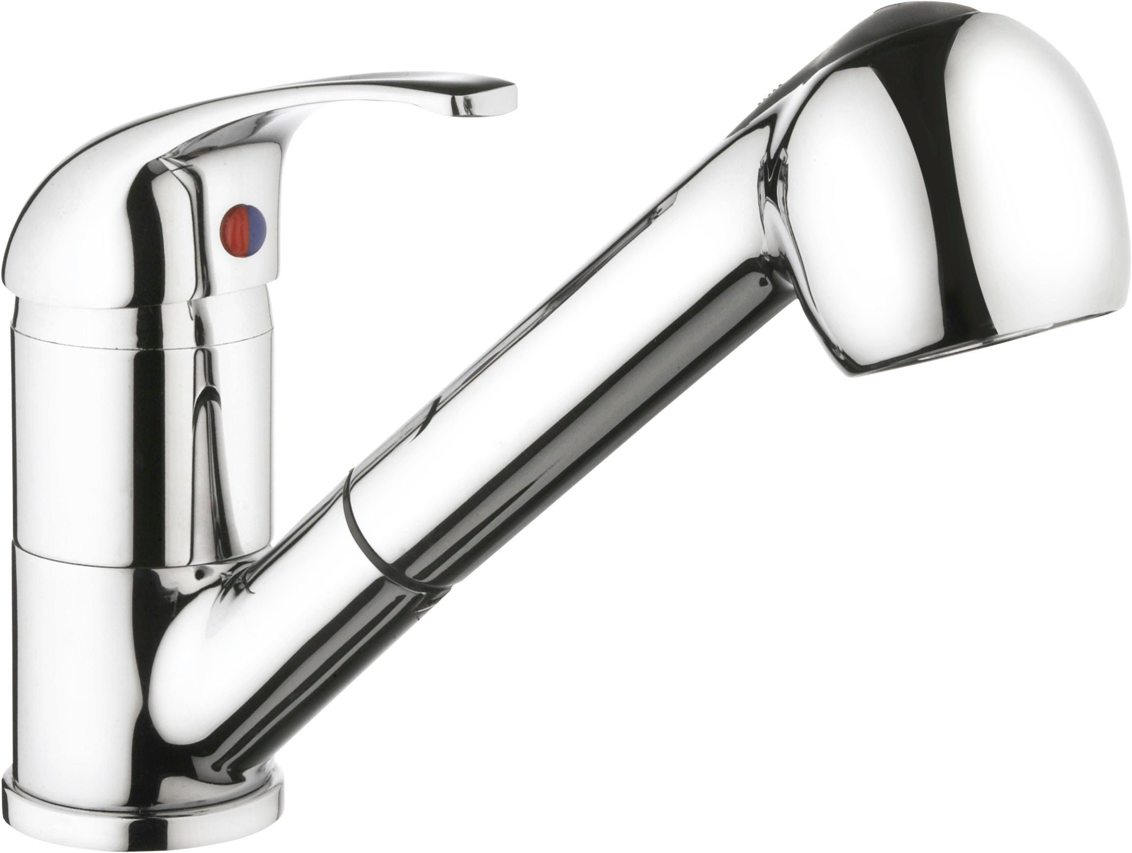 CORNAT Spültischarmatur Einhebelarmatur "Leon", HD, Messing, verchromt, aus günstig online kaufen