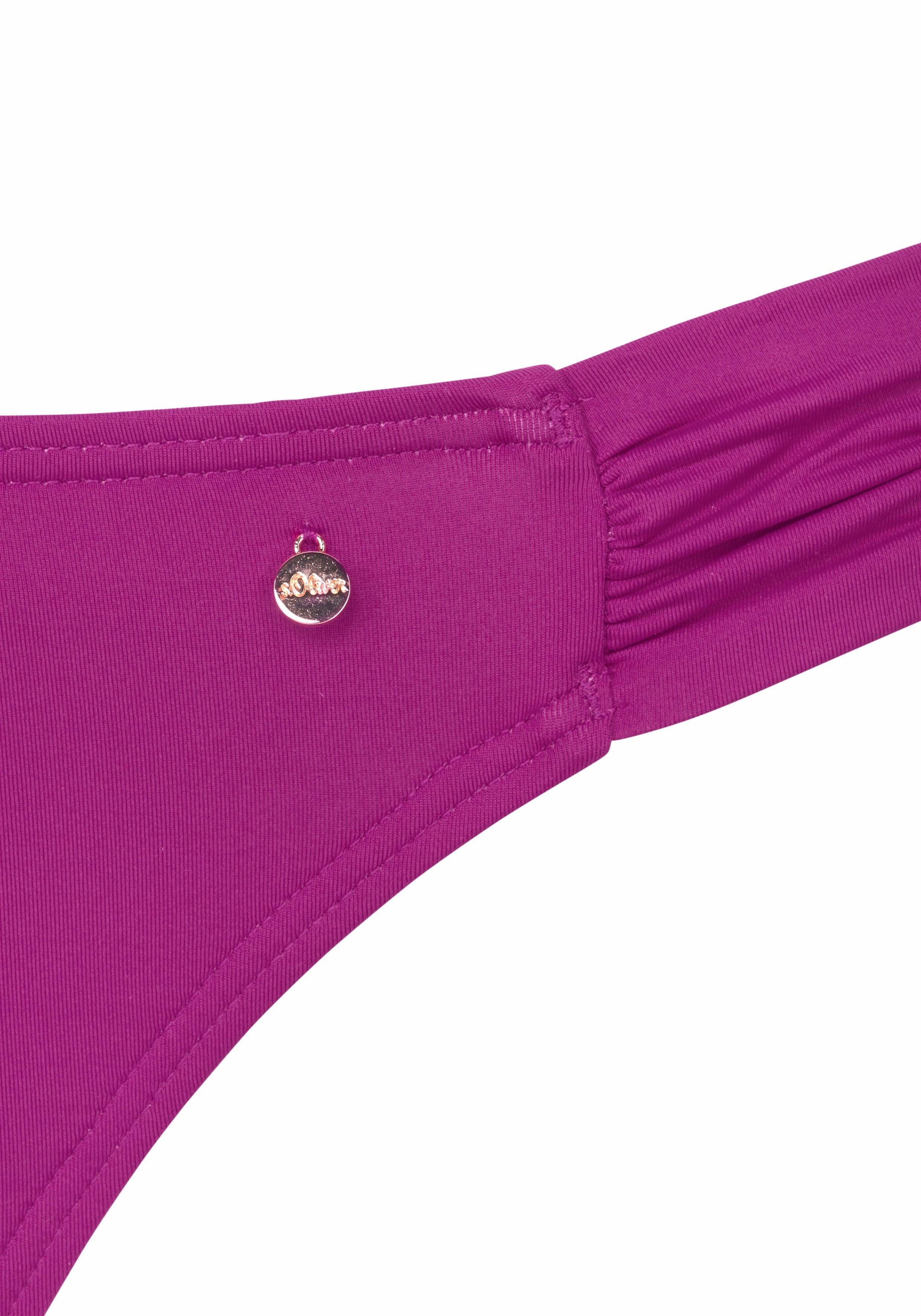 s.Oliver Bügel-Bandeau-Bikini mit Raffung