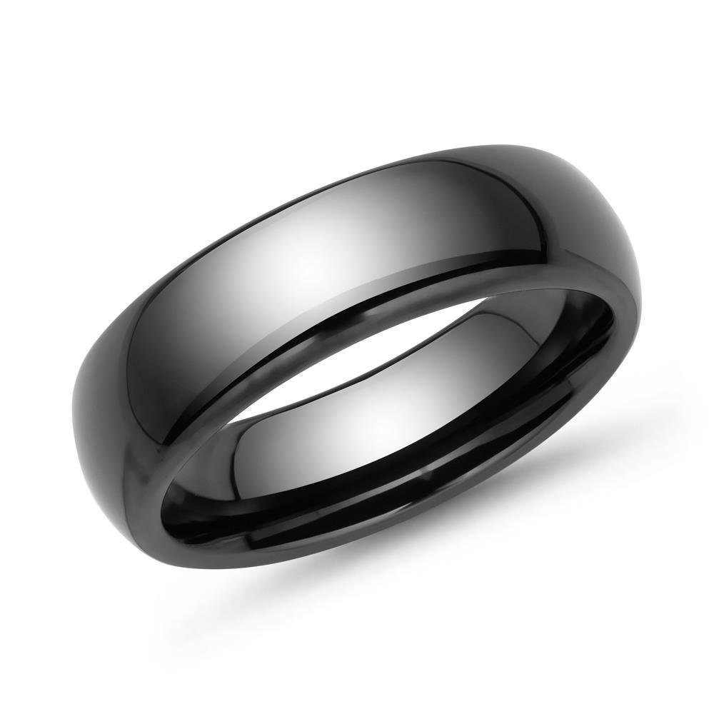 Unique Fingerring Hochwertiger kratzfester Schwarzer Keramik Ring KR0005 günstig online kaufen