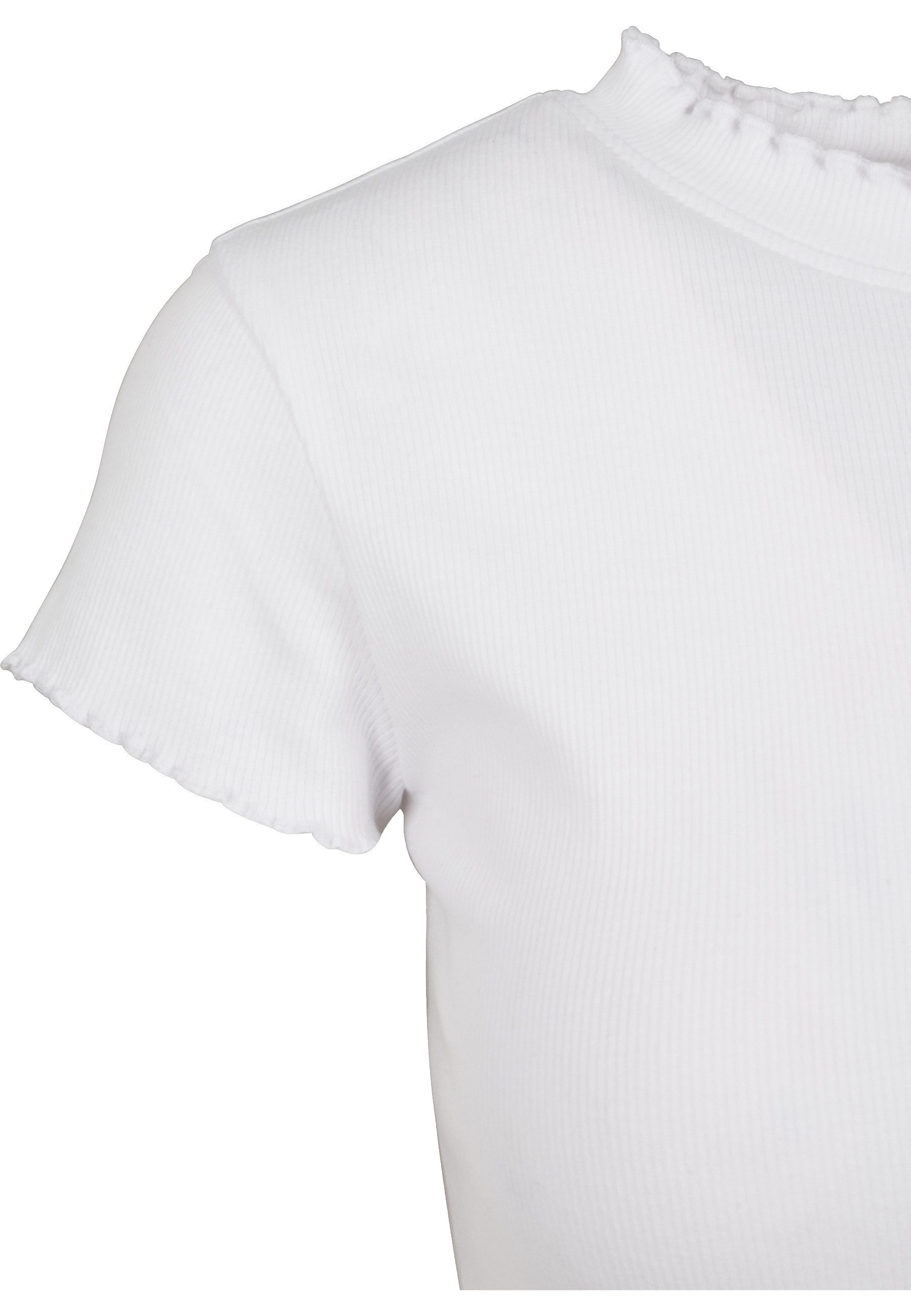 URBAN CLASSICS T-Shirt Urban Classics Damen Ladies Cropped Rib Tee (1-tlg)