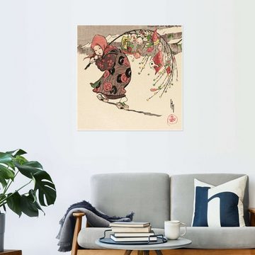 Posterlounge Poster Helen Hyde, Das gute Glück, Japandi Malerei
