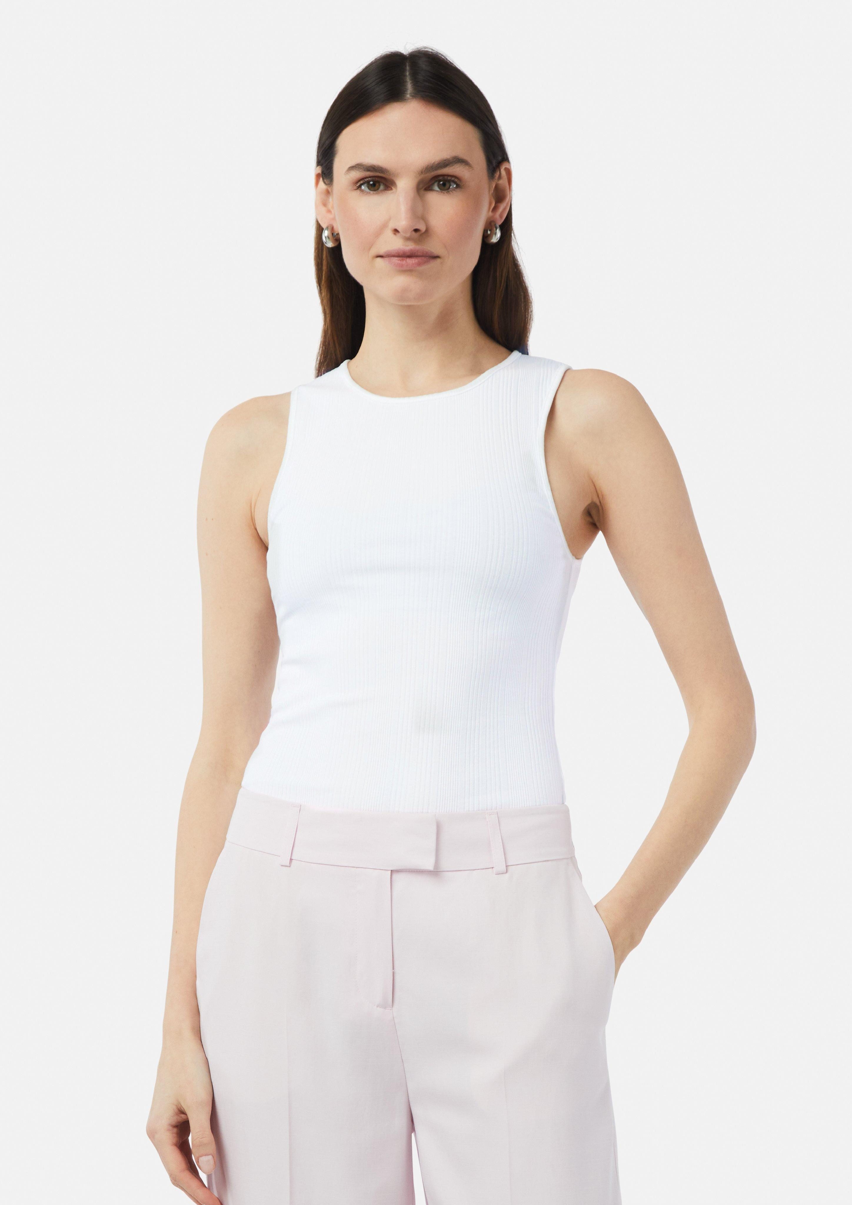 comma casual identity Shirttop Geripptes Tanktop günstig online kaufen