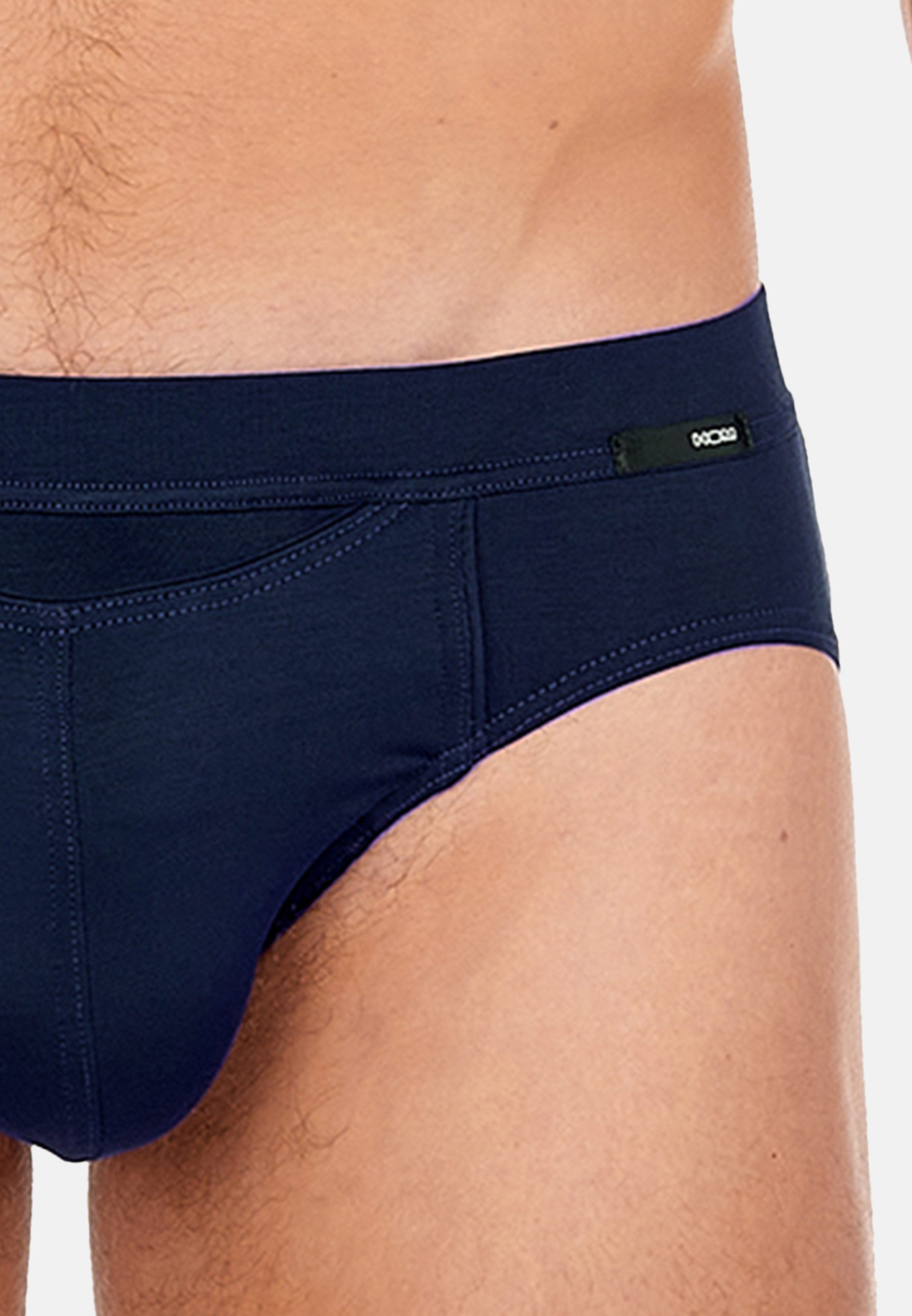 Hom Slip 2er Pack TENCEL™ Soft HO1 (Spar-Set, 2-St) Mini Slip / Unterhose - mit Eingriff - Blickdicht