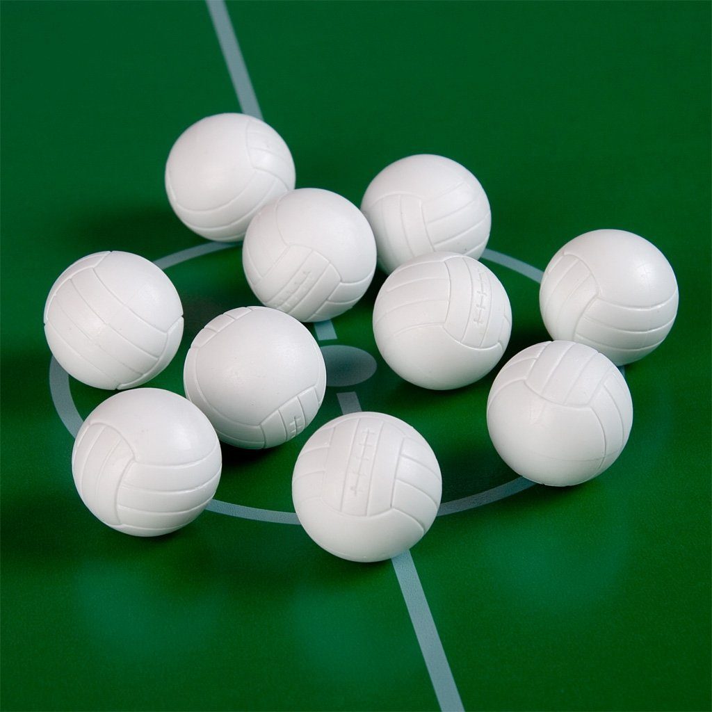 Games Durchmesser 10er-Pack), Tischfussball 10 hart Spielball Kicker-Ball (Set, GAMES weiß, 36mm, PLANET Zubehör Bälle, Planet® Kicker schnell,