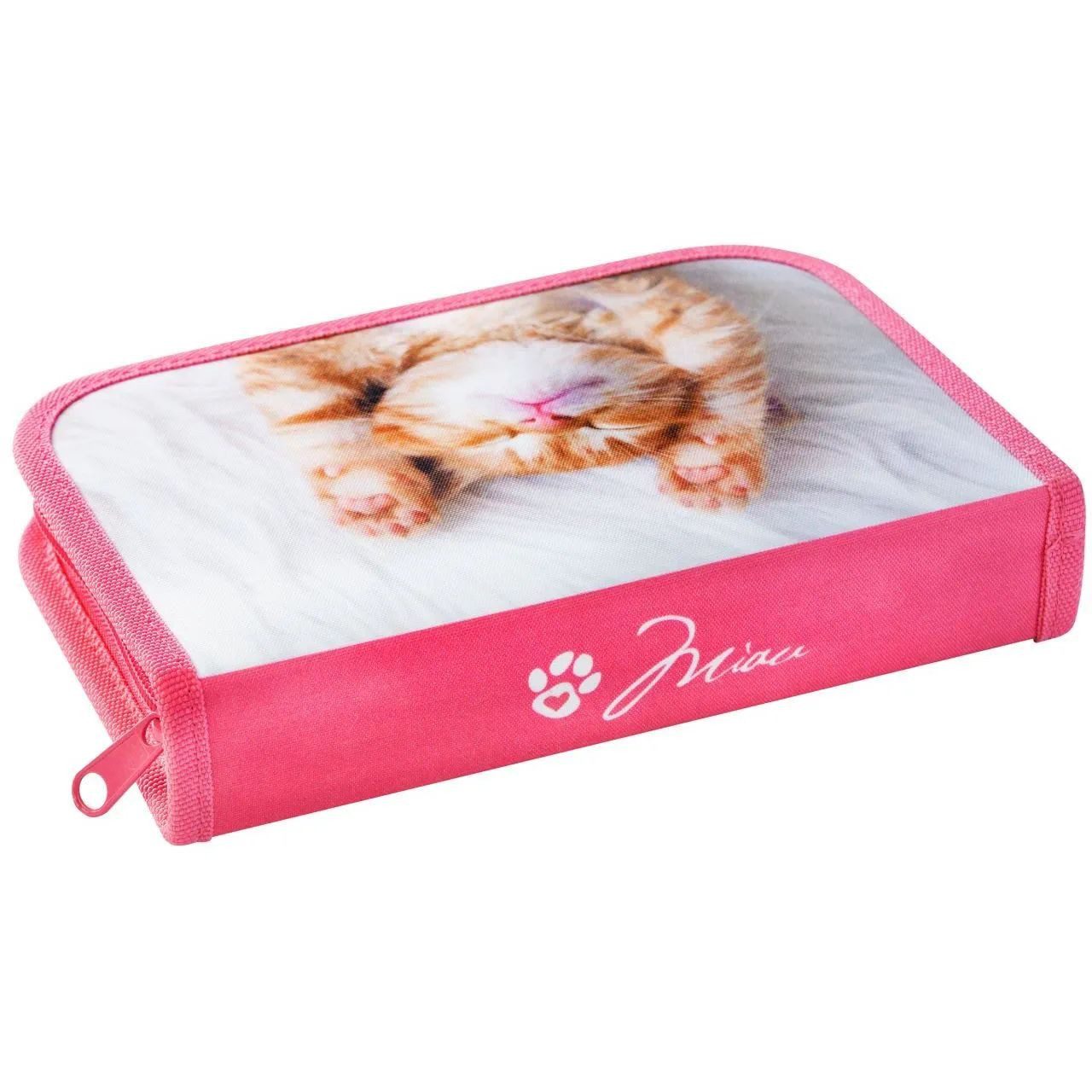 Eberhard Faber Federmäppchen Eberhard Faber Schüleretui Katze 42-teilig befüllt