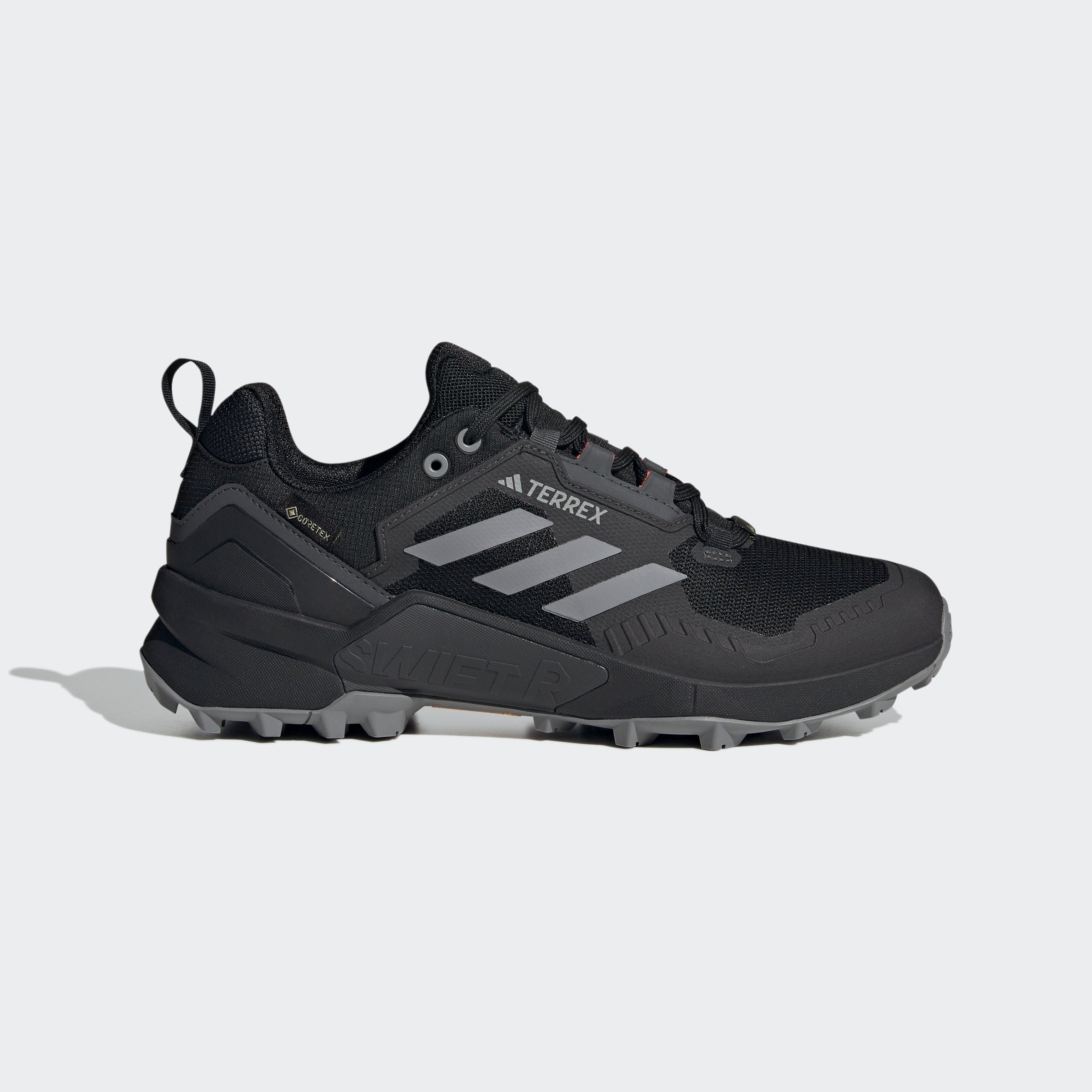 adidas TERREX TERREX SWIFT GORE-TEX Solar Grey wasserdicht / Wanderschuh R3 Red Core Black / Three