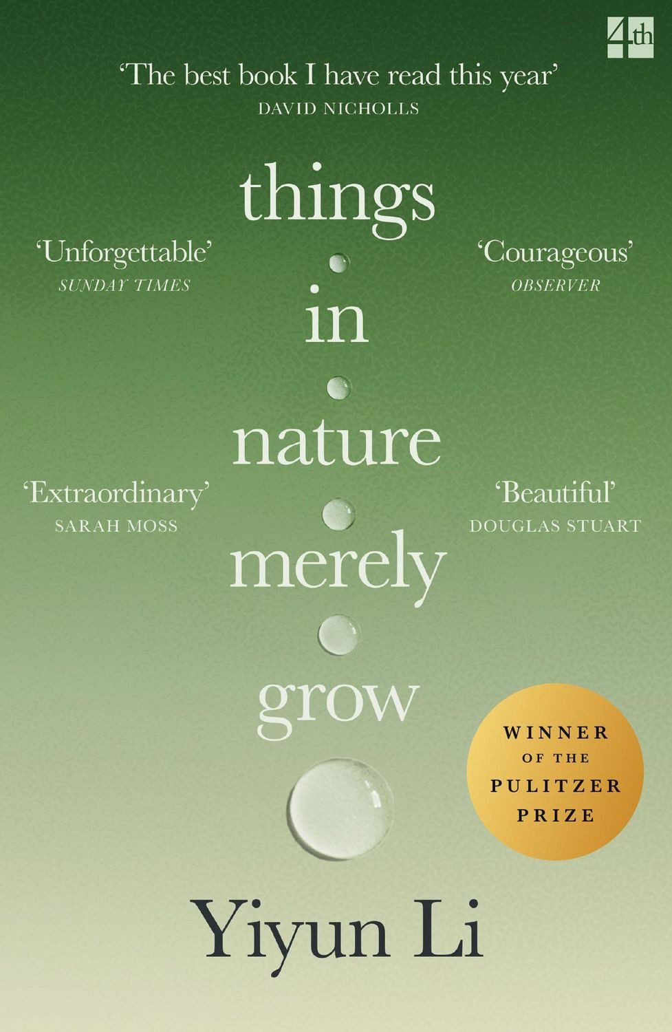 Belletristik Things in Nature Merely Grow Yiyun Li