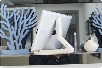 KIKI Tablet Ständer und Tablet Halter Verstellbar, Tragbarer Tablet Ständer Tablet-Ständer