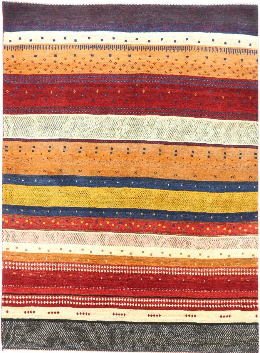 Orientteppich Perser Handgeknüpfter rechteckig, Gabbeh Nain Loribaft mm Trading, Moderner, 12 161x215 Höhe: Nature