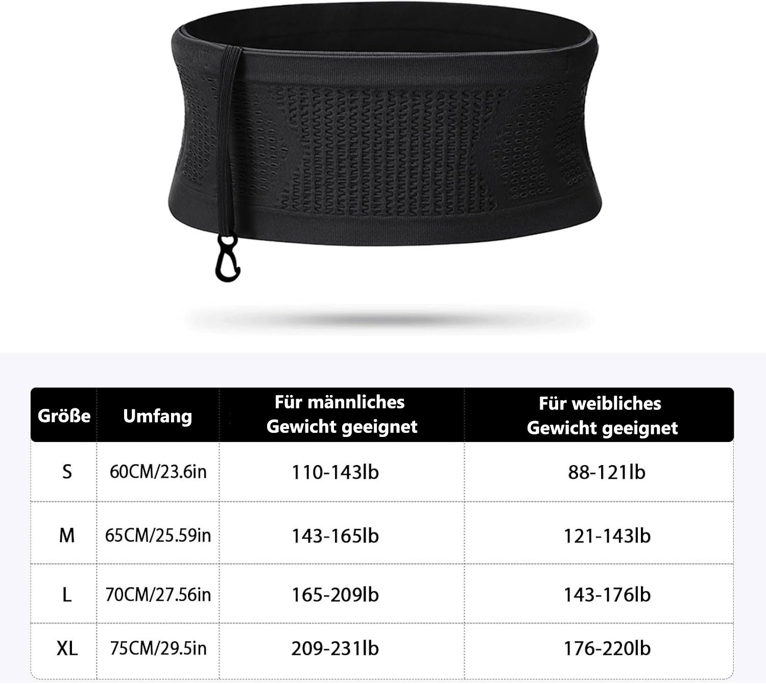 Coonoor Gürteltasche Multifunktionale atmungsaktive verdeckte Hüfttasche günstig online kaufen