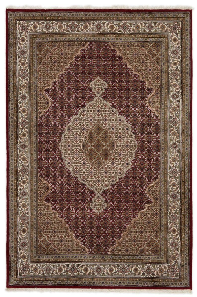 Orientteppich Indo Täbriz 199x298 Handgeknüpfter Orientteppich, Nain Trading, rechteckig, Höhe: 12 mm