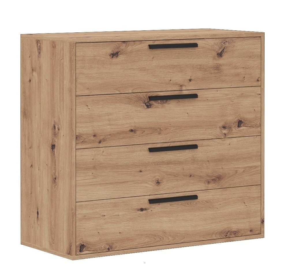 Marmex Möbel Kommode Arti 05 B, Vollauszug der Schubladen