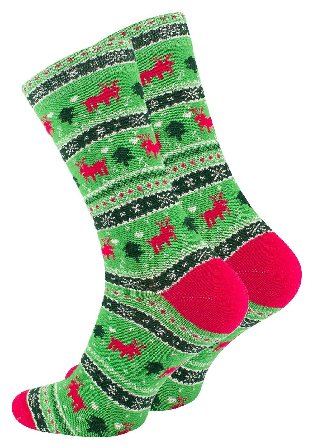 Vincent Creation® Носки Farbenfrohe Freizeitsocken Damen & Herren mit bunten lustigen Motiven