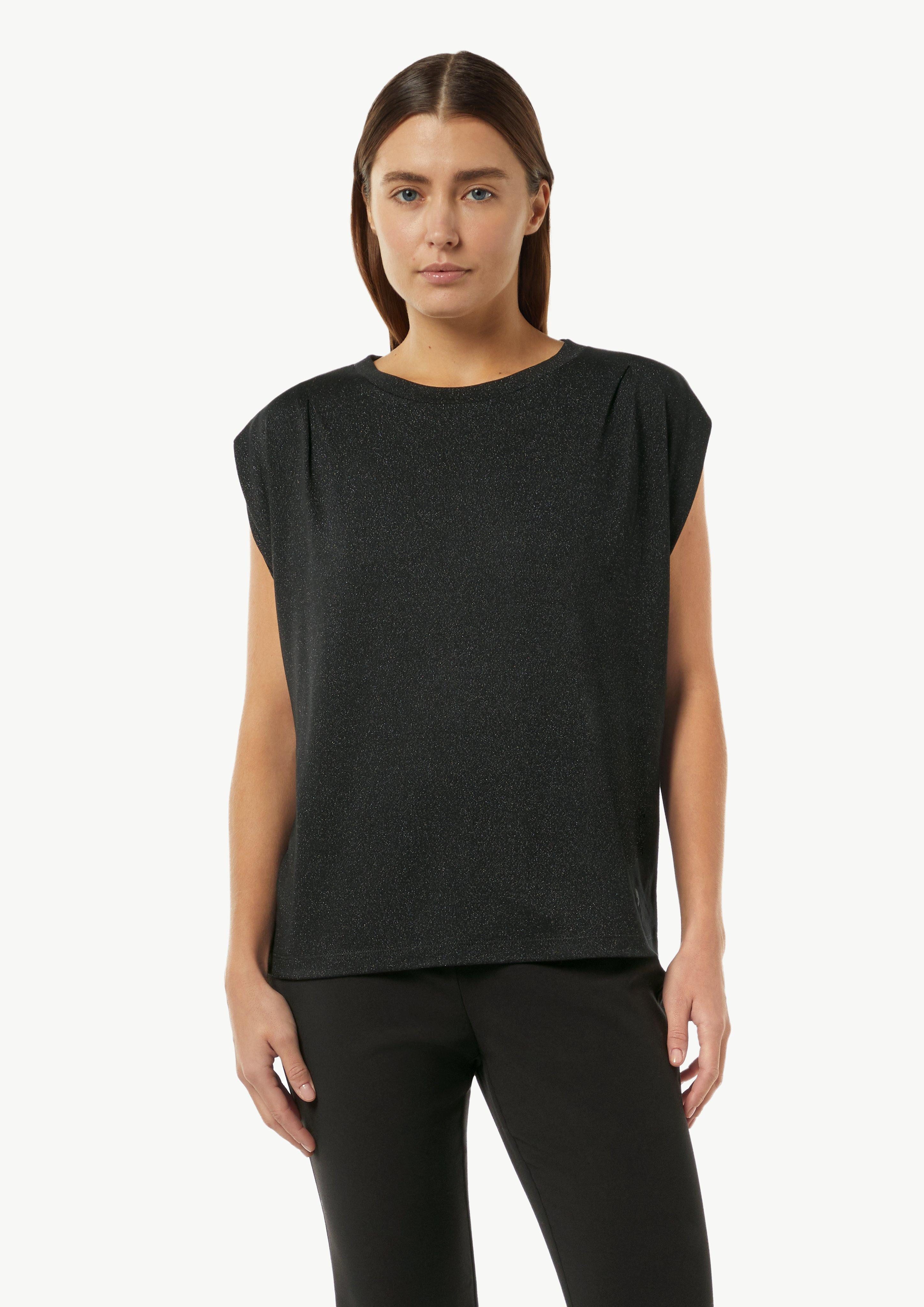 comma casual identity Shirttop Jersey-Shirt mit günstig online kaufen