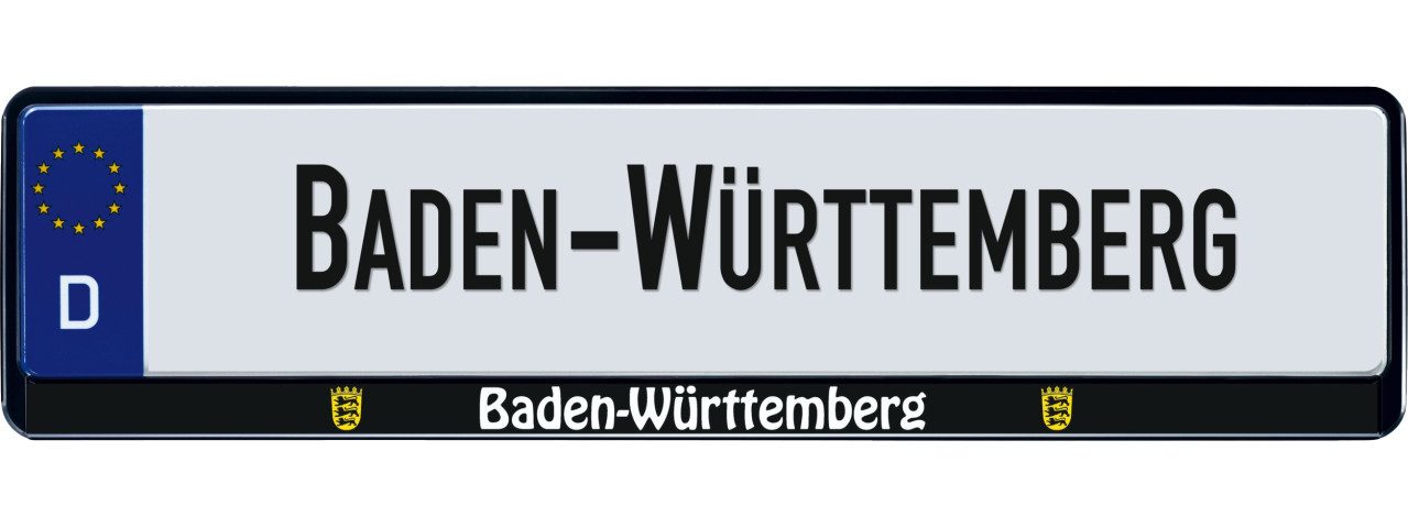 Hermann Schütz Kennzeichenhalter Hermann Schütz Design Kennzeichenrahmen Bundesland
