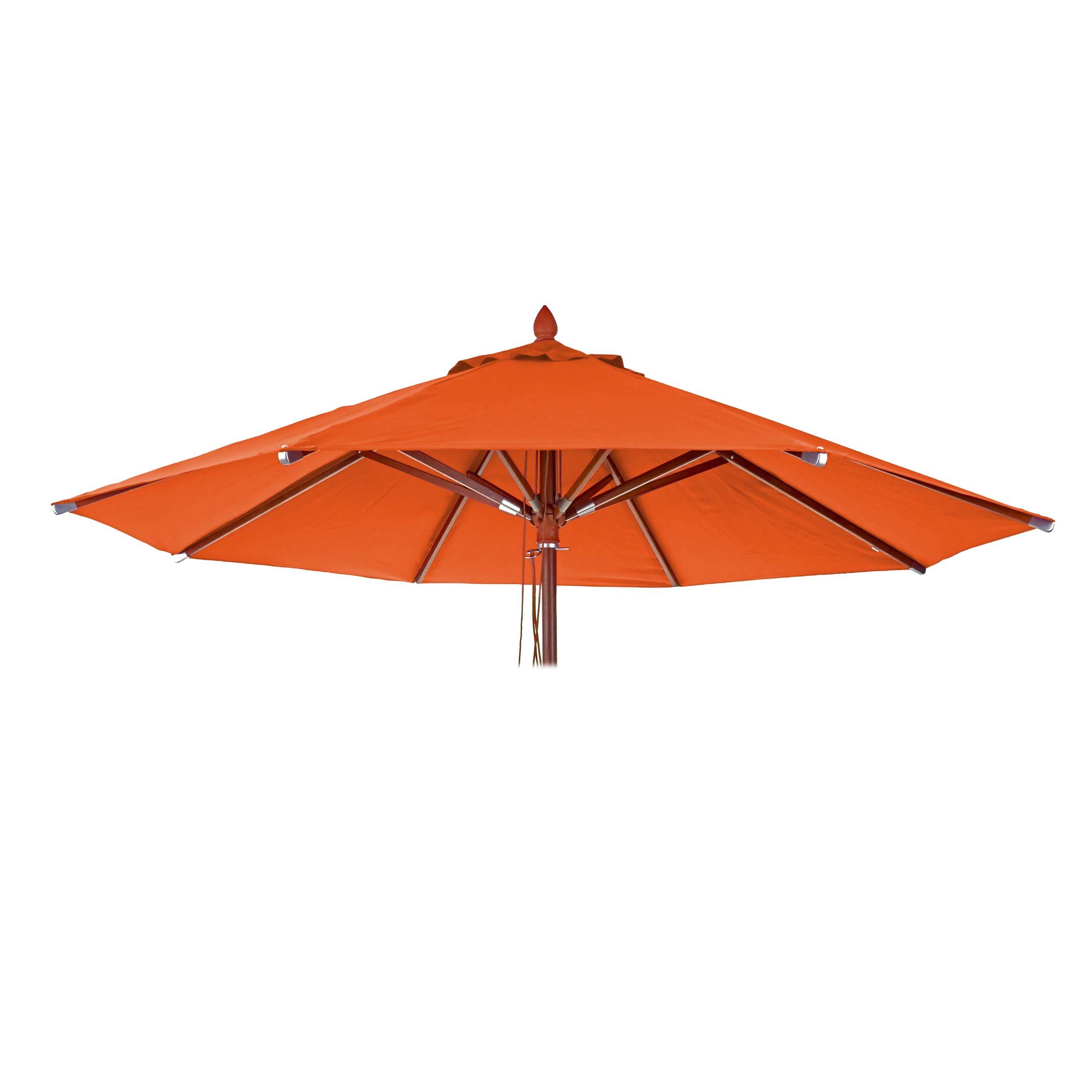 MCW Ersatzschirmbespannung MCW-C57-B, 300x300 cm, Ø 300 cm, Mit Luftzirkulationshaube zur Wärmeregulierung, Wasserabweisend