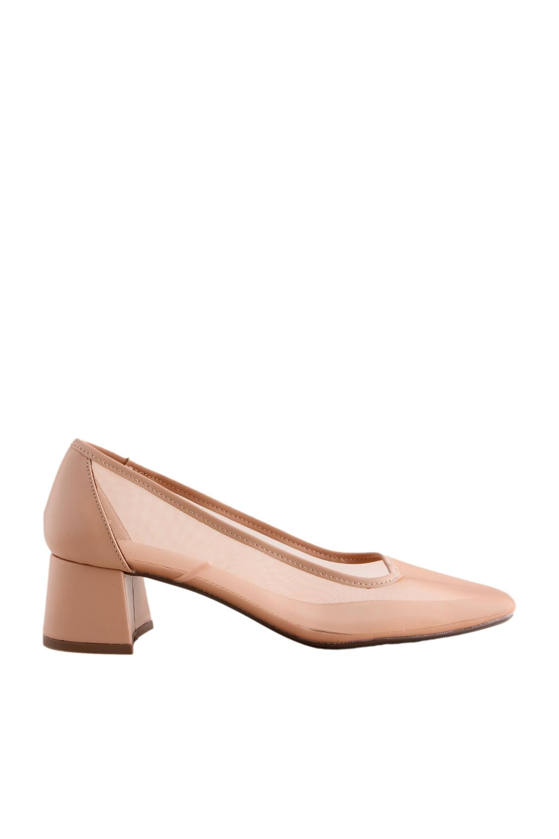 Forever Comfort® Pumps mit Blockabsatz, Mesh Pumps