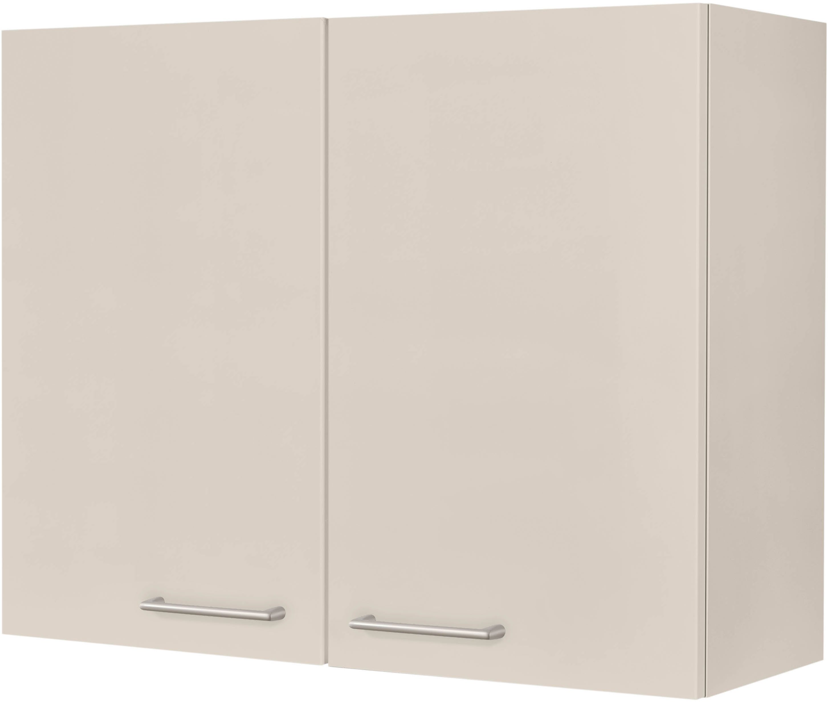 nobilia® Hängeschrank "Laser", vormontiert, mit zwei Einlegeböden, Breite 90 cm