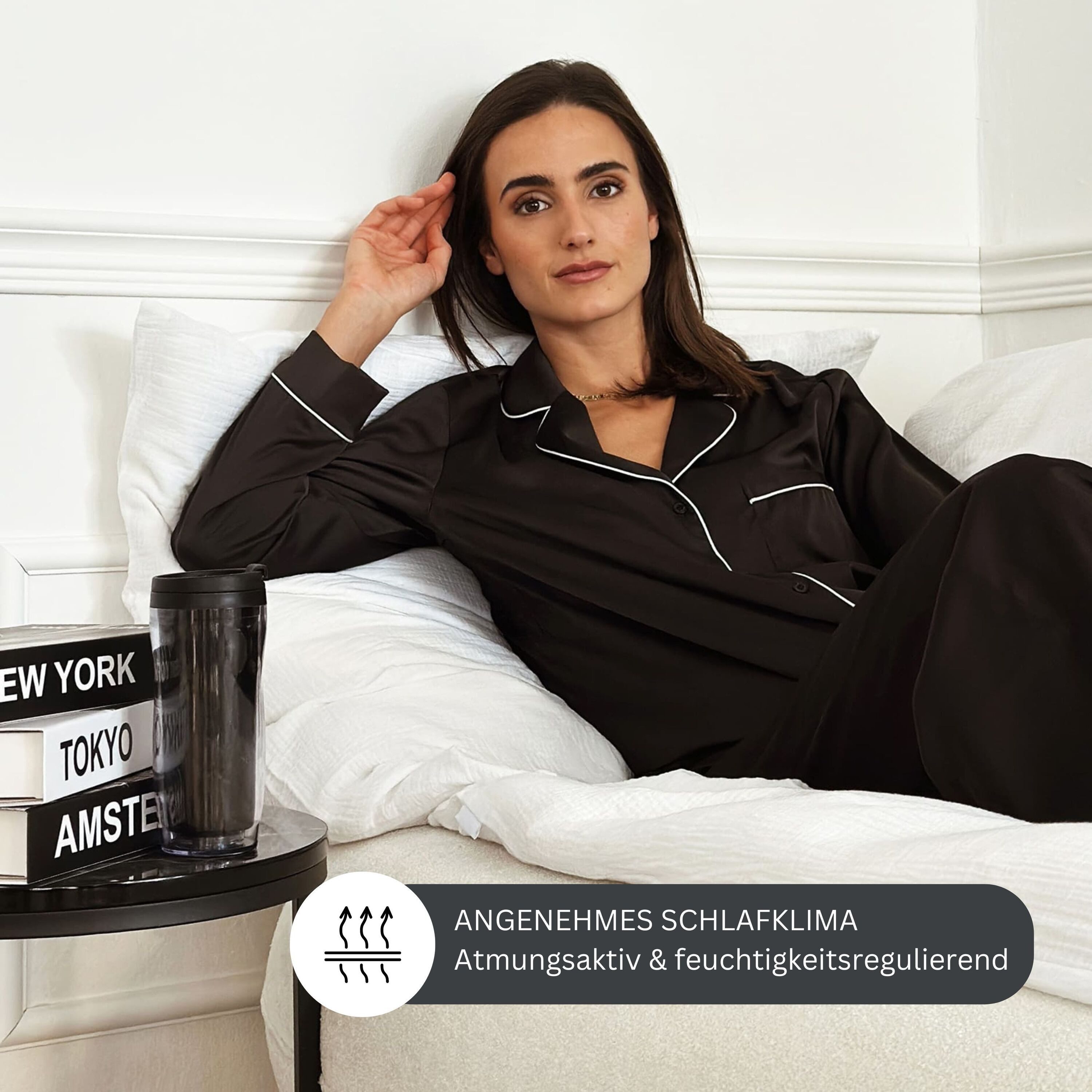 SASSYCLASSY Bettwäsche, Baumwolle, 3 teilig, Musselin Bettwäsche aus Baumwo günstig online kaufen