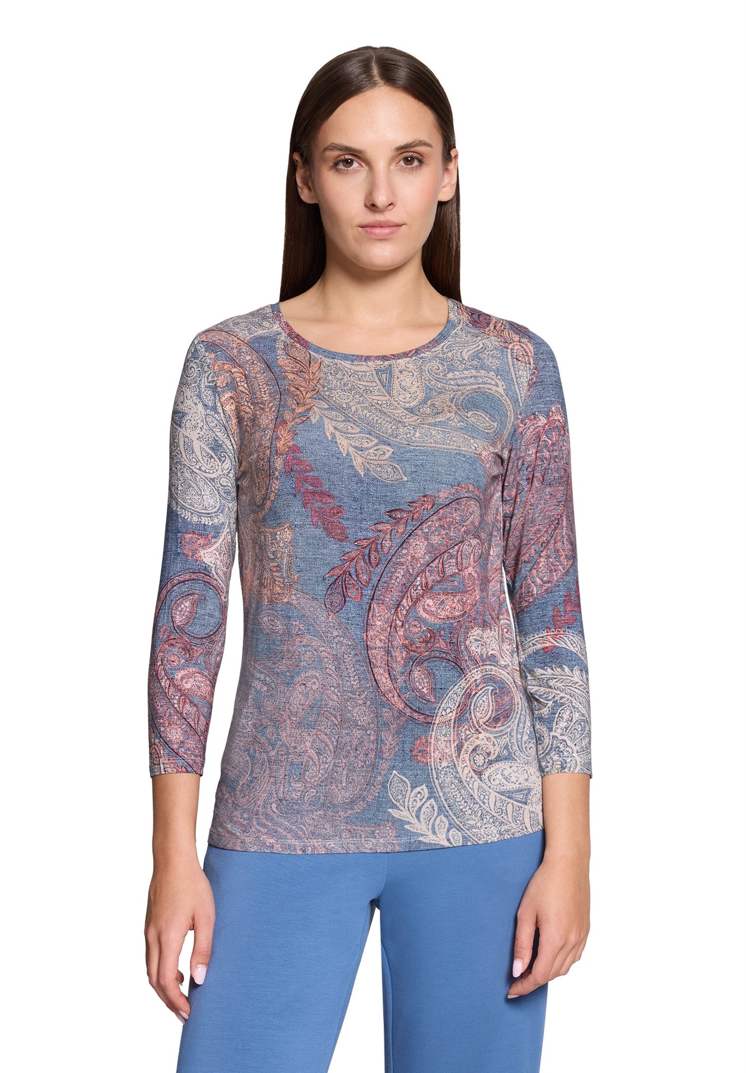 3/4-Arm-Shirt Damen mit Print
