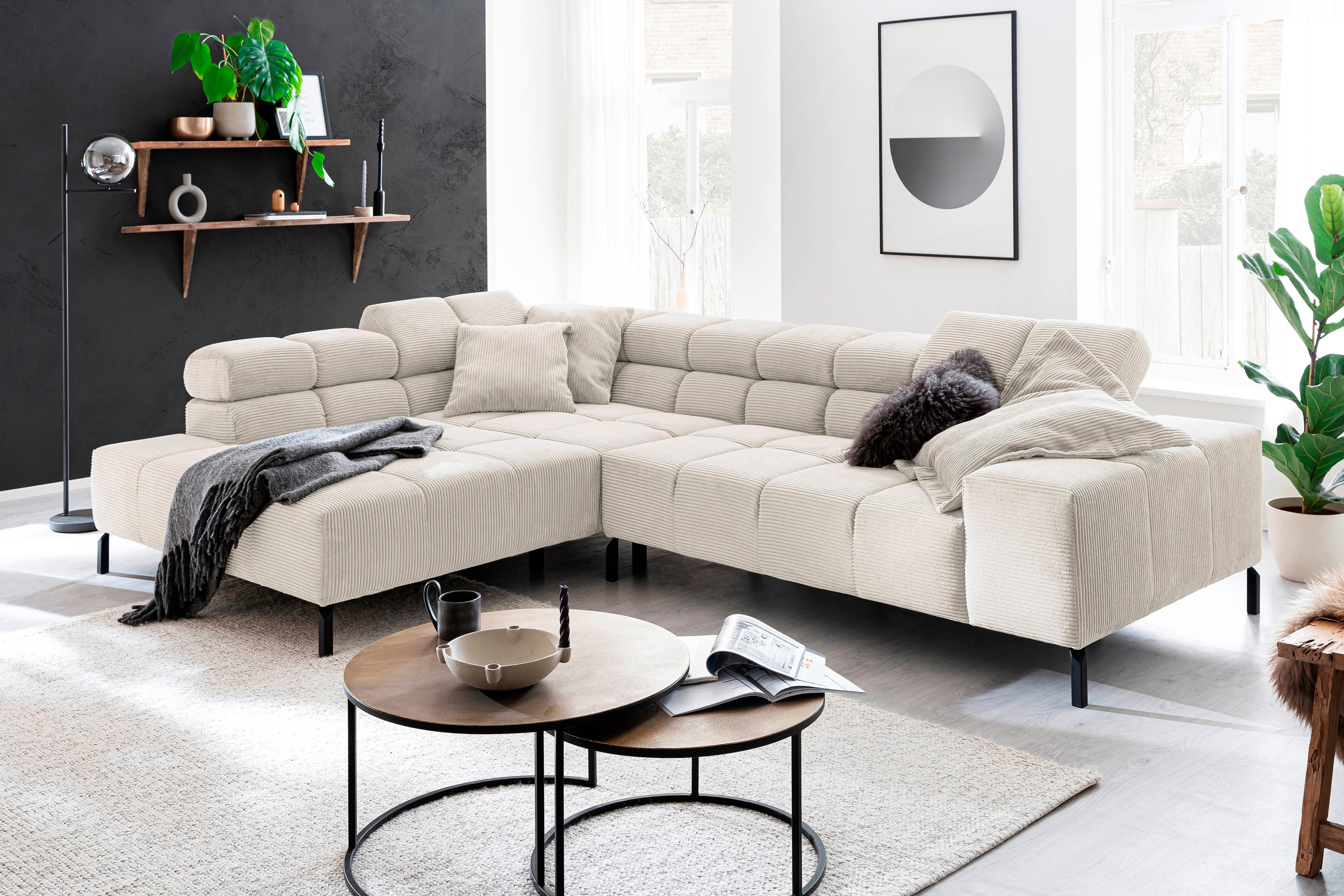 INOSIGN Ecksofa Ancona New, wahlweise motorische günstig online kaufen