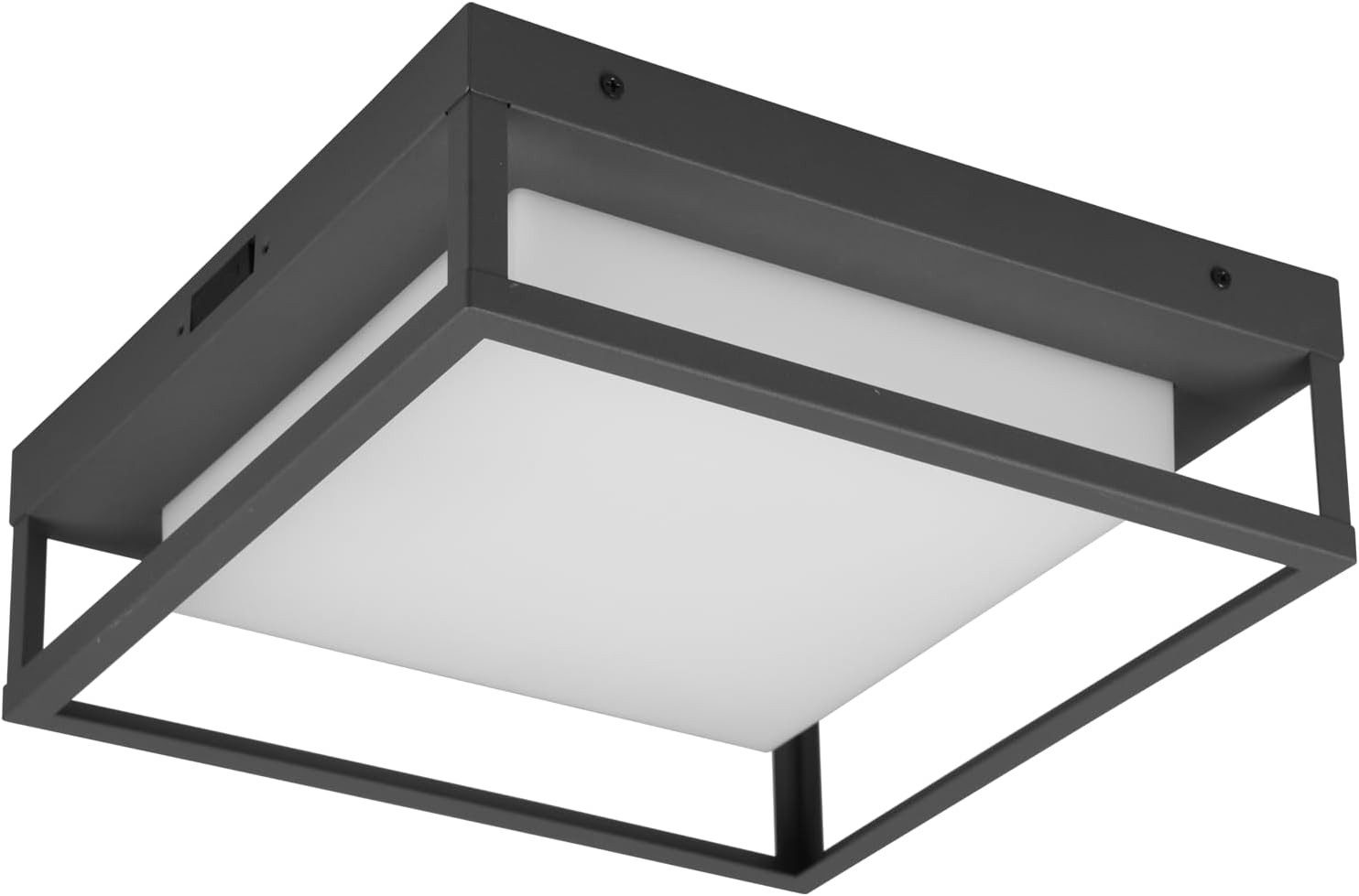 lightling LED Außen-Deckenleuchte Jan, LED fest integriert, Warmweiß, Lichtfarbe an der Leuchte einstellbar, IP54 Outdoor